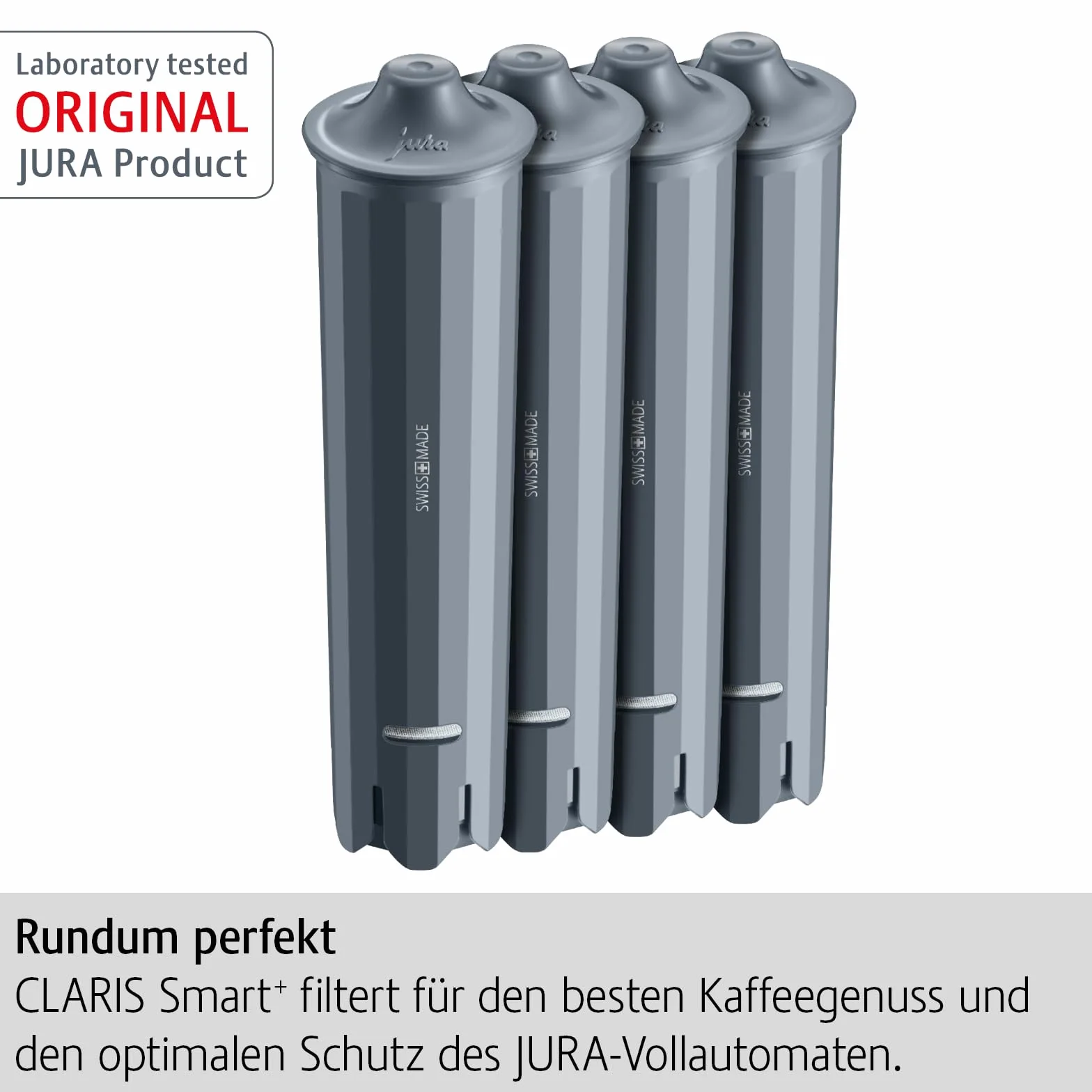 Jura Claris Smart+ Wkład Filtrujący, Czarny, 4 sztuki
