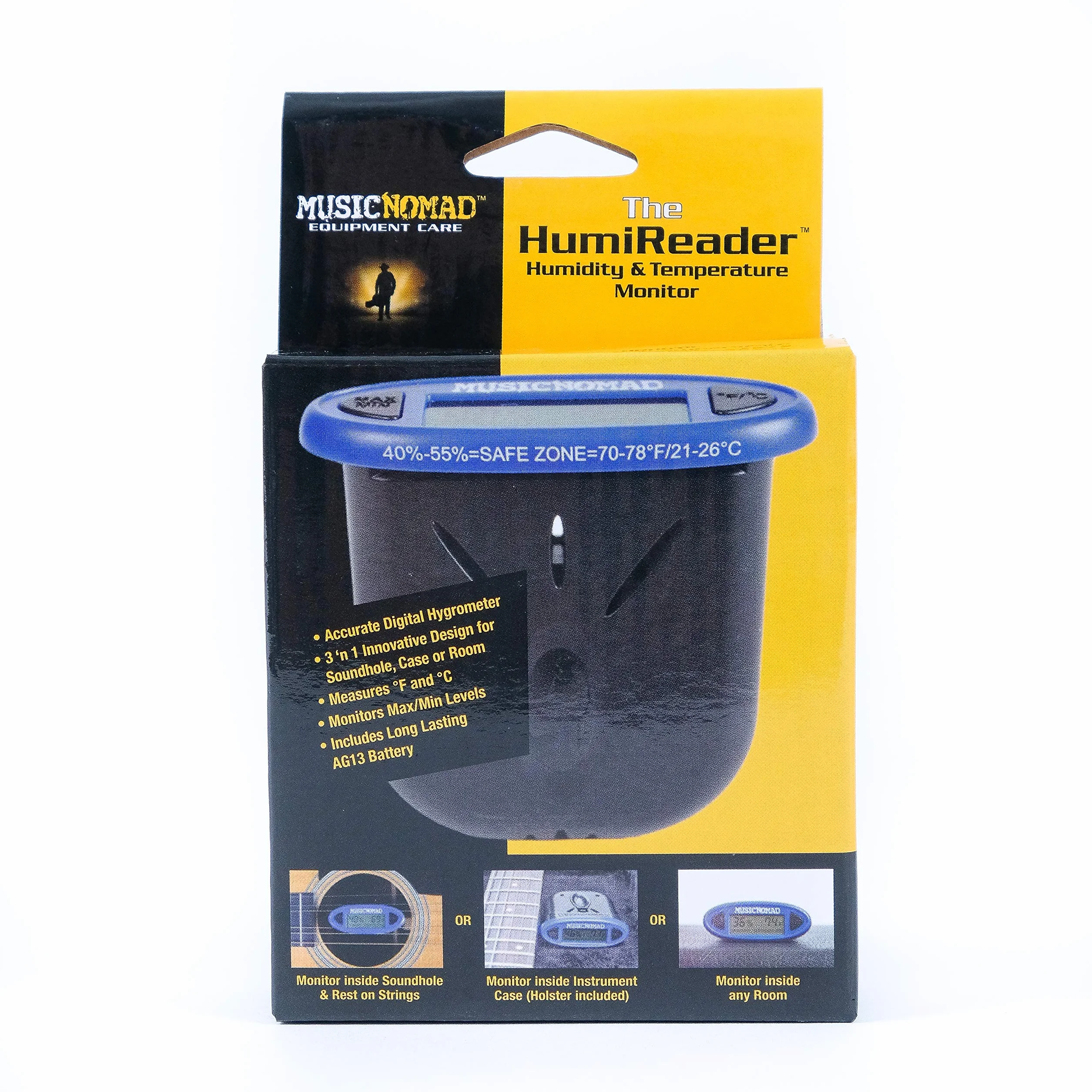 MusicNomad MN305 Humireader higrometr, monitor wilgotności i temperatury