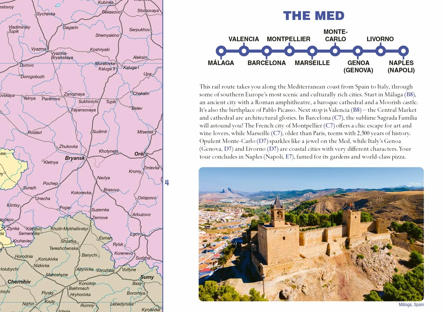 Collins Rail Map of Europe: Plan your flight-free European adventure