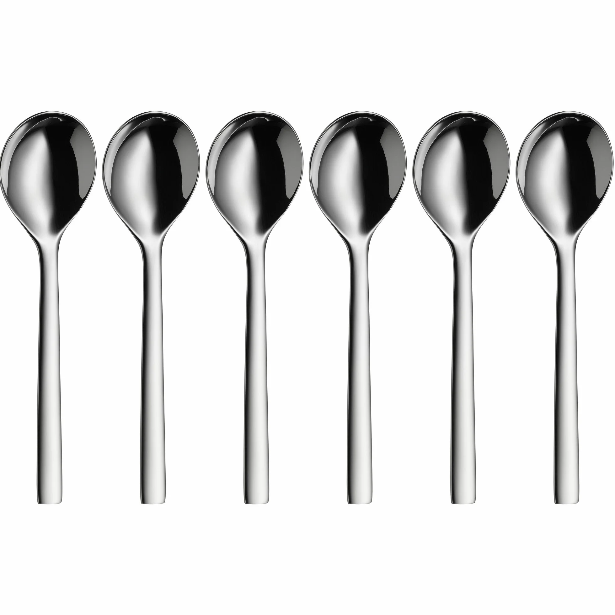 WMF Nuova Suppenlöffel zestaw 6-częściowy 17 cm Cromargan Edelstahl poliert spülmaschinengeeignet