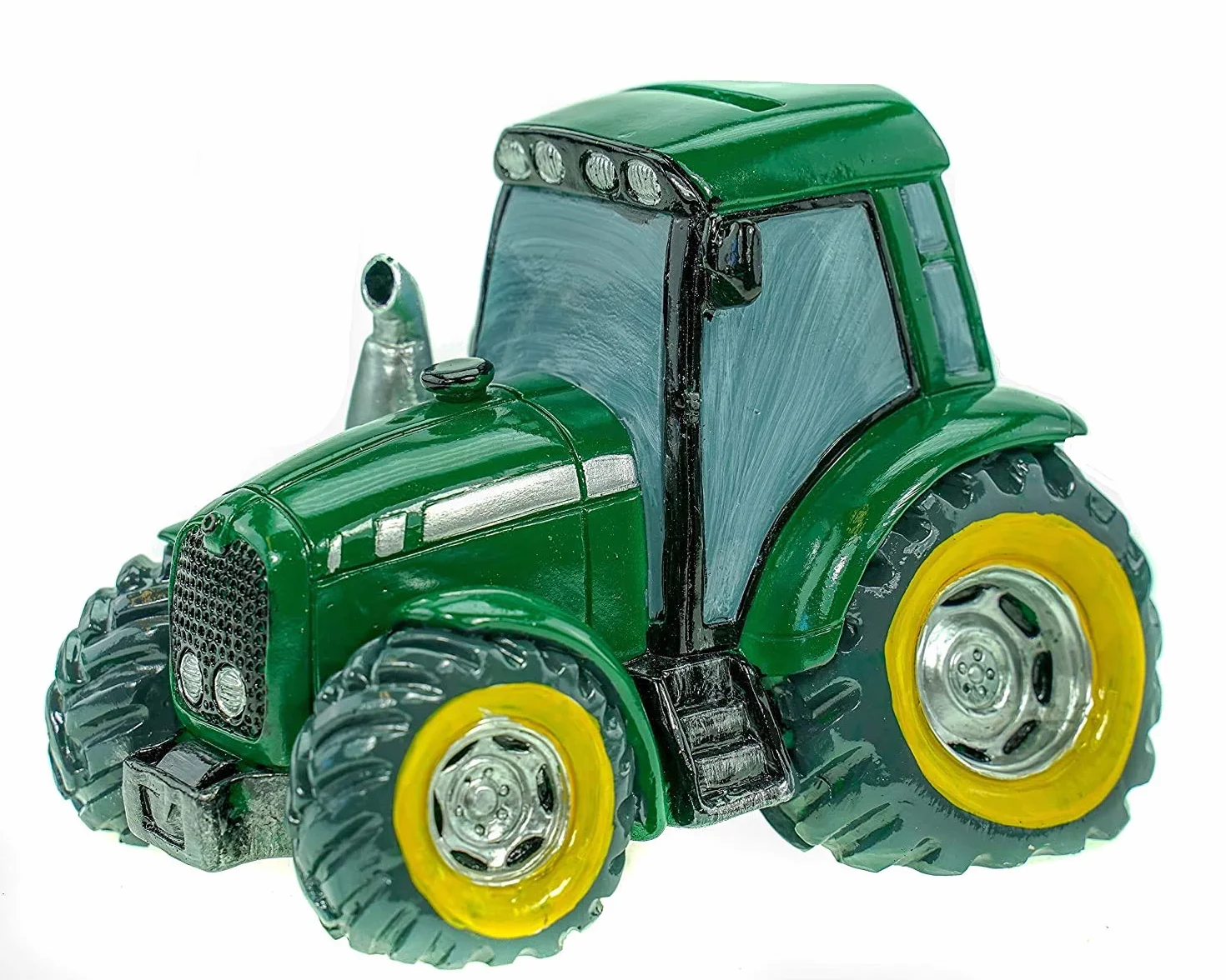 Skarbonka traktor zielona