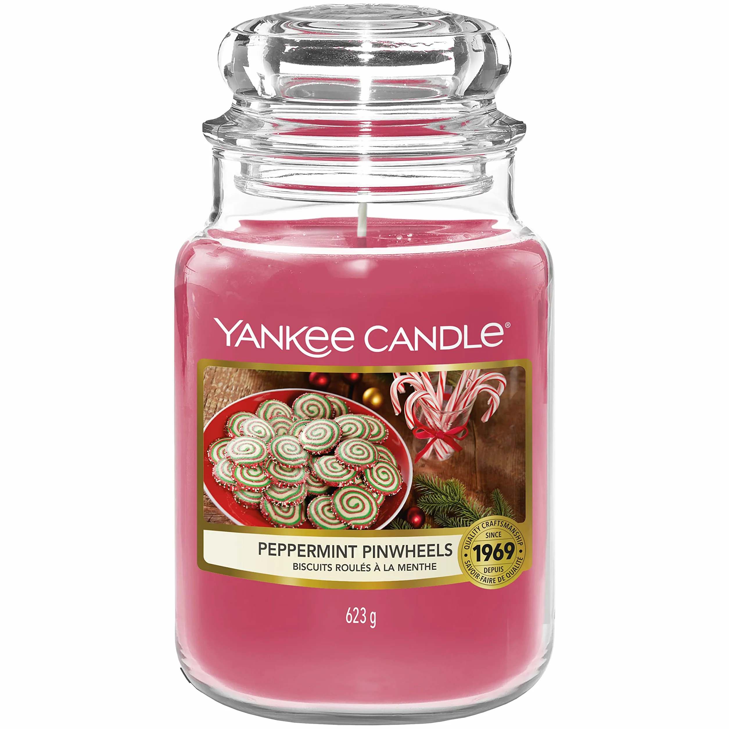 Yankee Candle Snow Globe Wonderland Świeca Zapachowa, Czerwony, L