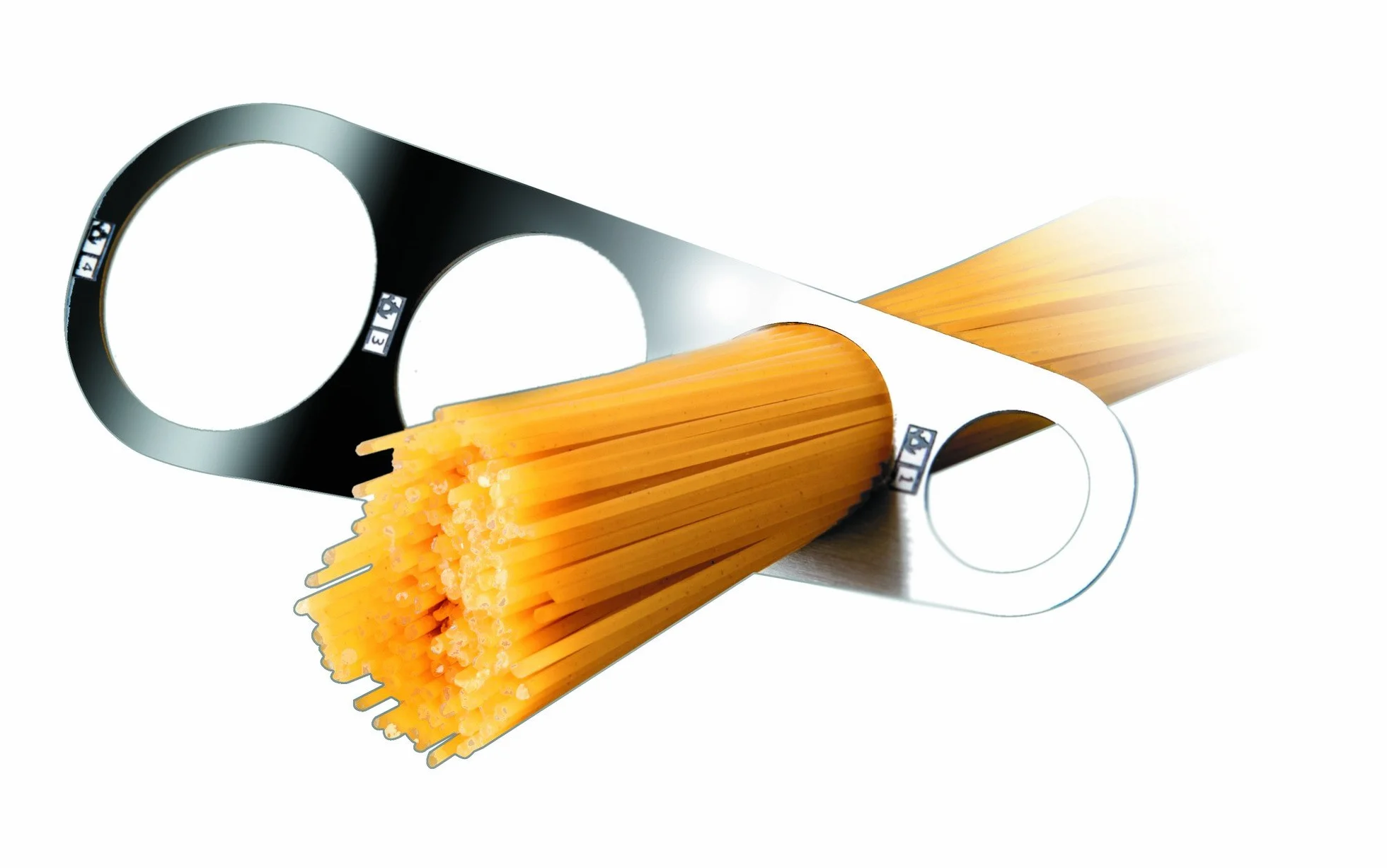 ibili Italia Spaghetti miarka, stal nierdzewna, srebrny, 16,5 x 5 x 1 cm