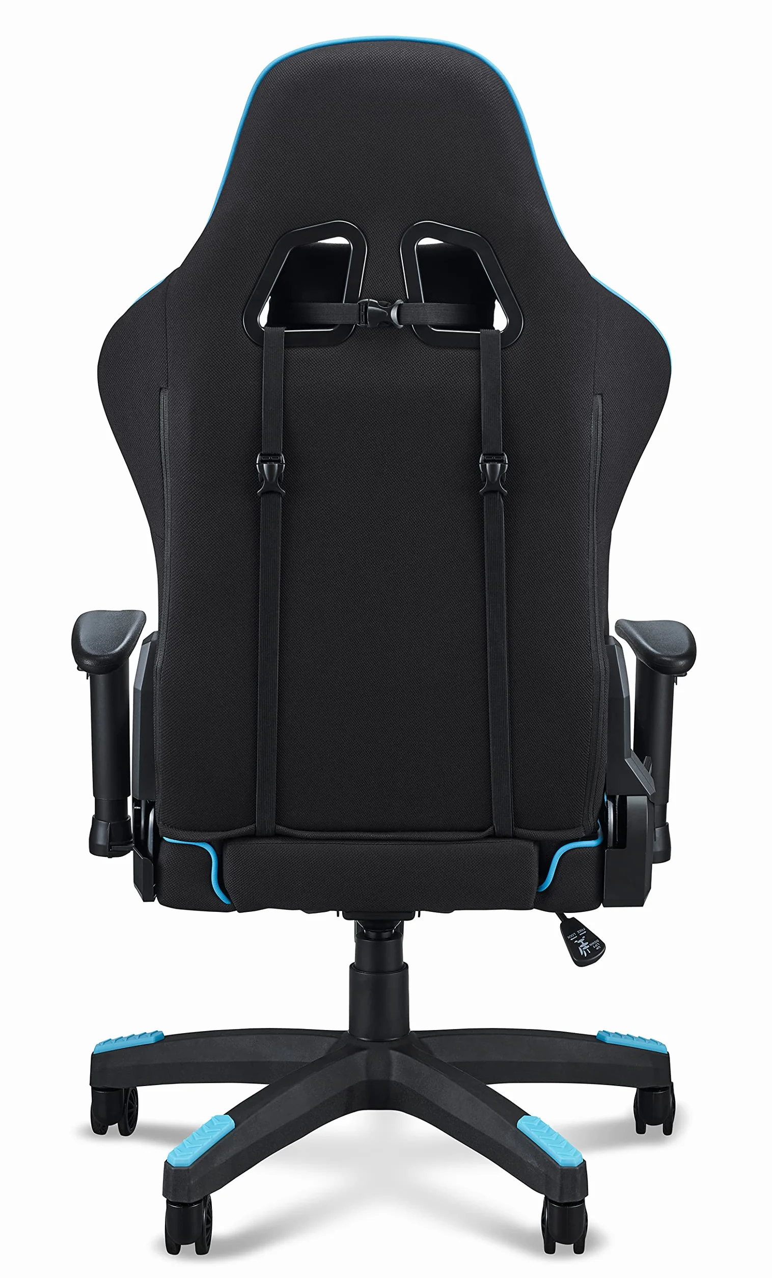 Acer Predator Rift Lite fotel gamingowy PGC110 (podłokietniki 2D, regulacja wysokości, odchylane oparcie, podparcie lędźwiowe, maksymalna nośność 120 kg, skóra PCW, czarny)