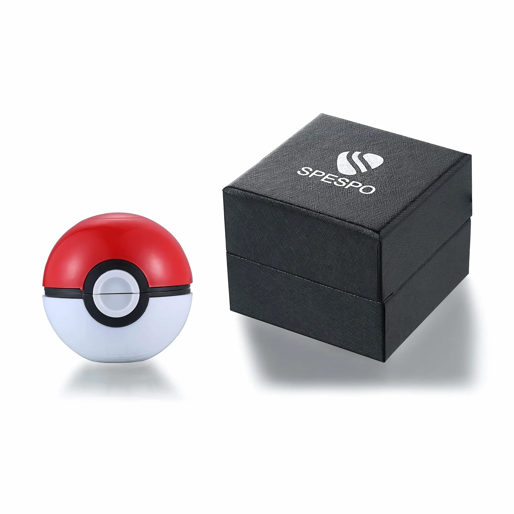 Poke Ball Herb Grinder,Spespo Spiece Milll,3 Parts 55 mm Portable Zinc Alloy Grinder