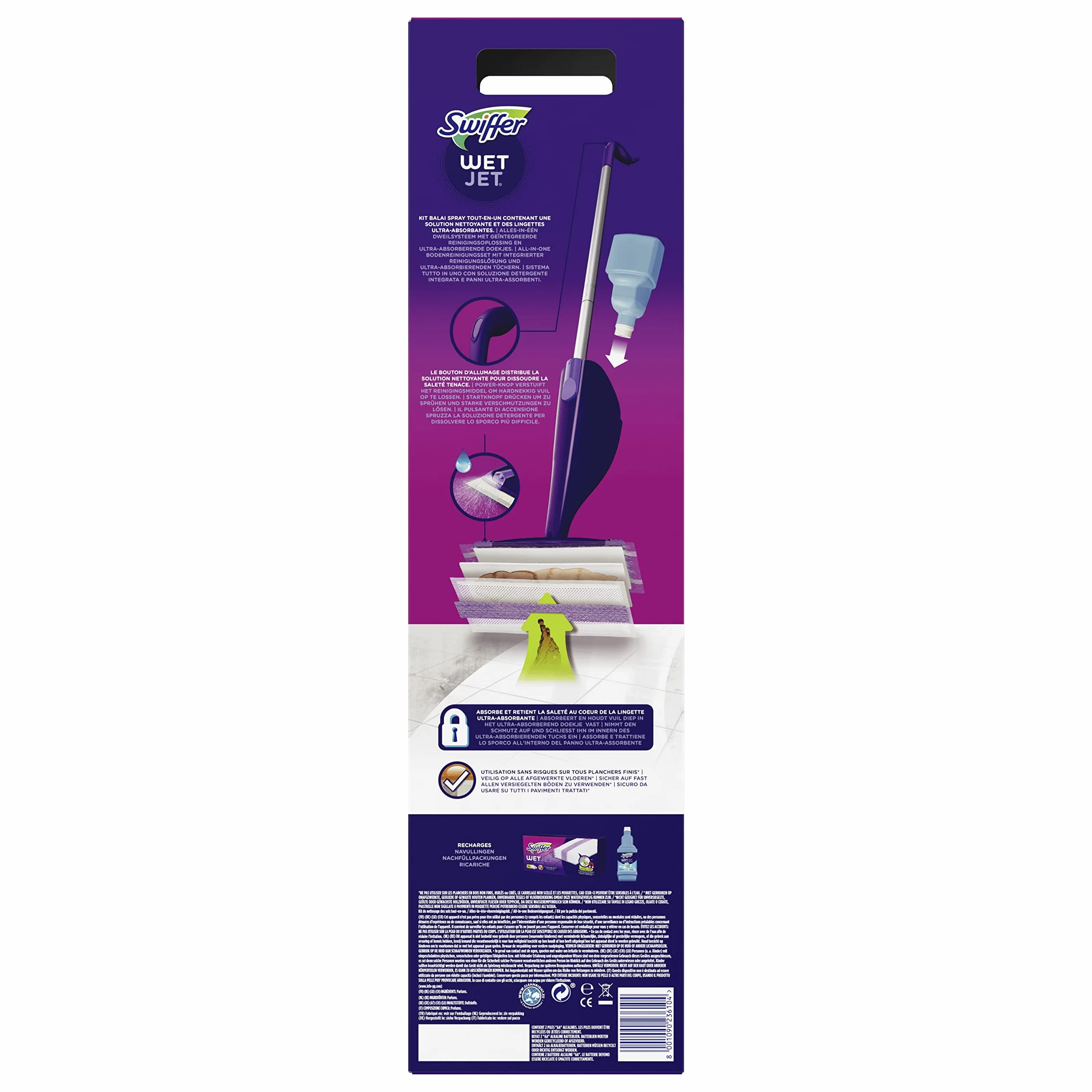 Swiffer WetJet - Spray I Mop All-in-1 - Zestaw Startowy