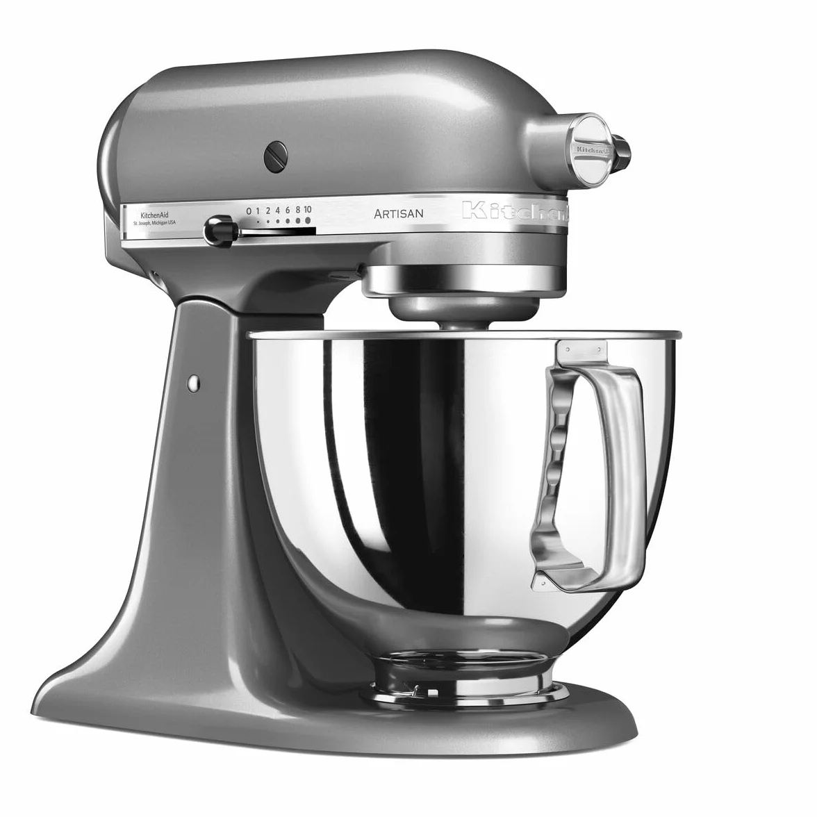 Kitchenaid 5Ksm125Ecu Robot Kuchenny, Szary/Srebrny, ‎4.8 L