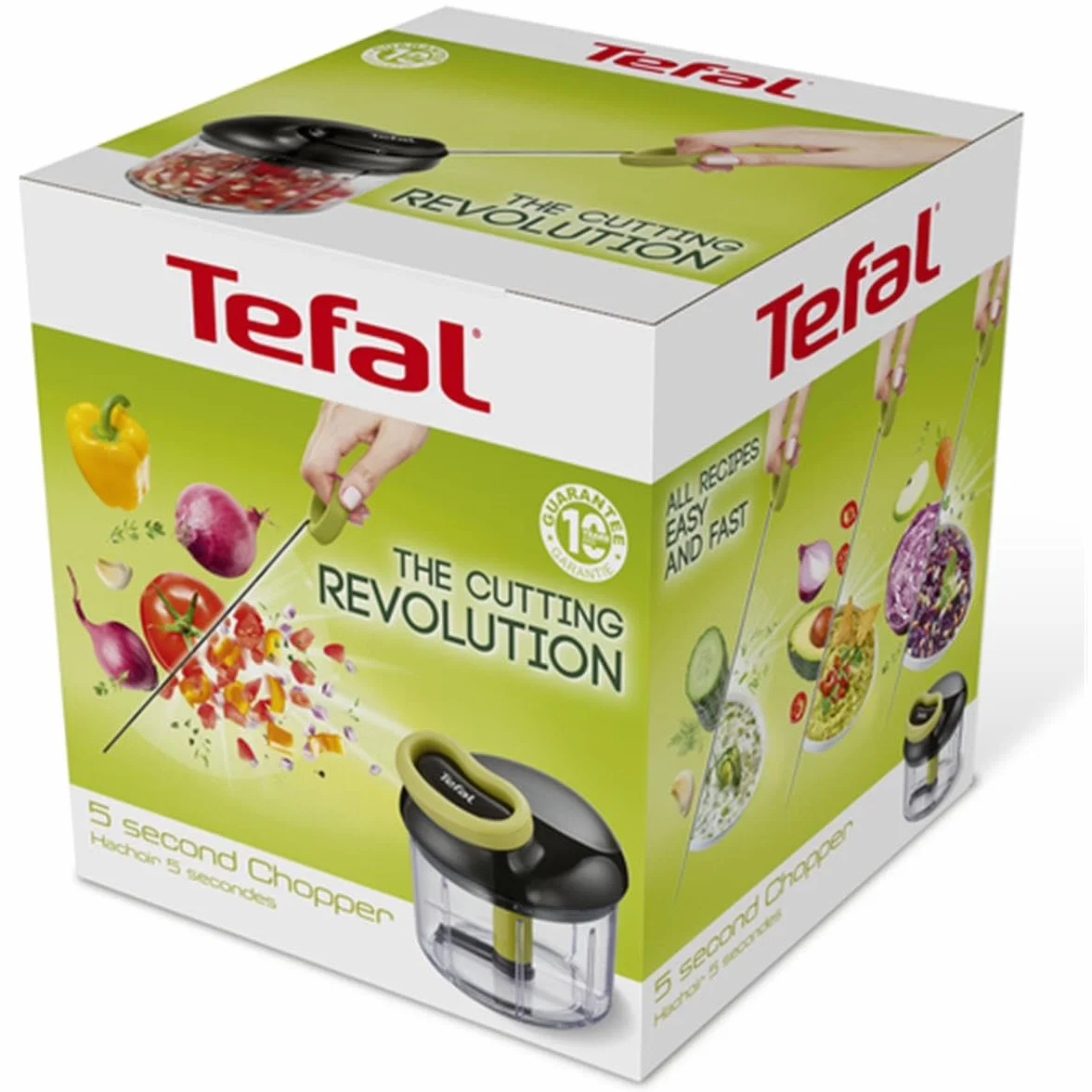 TEFAL Chopper K1320404 900ml Siekacz do warzyw 5-sekundowy