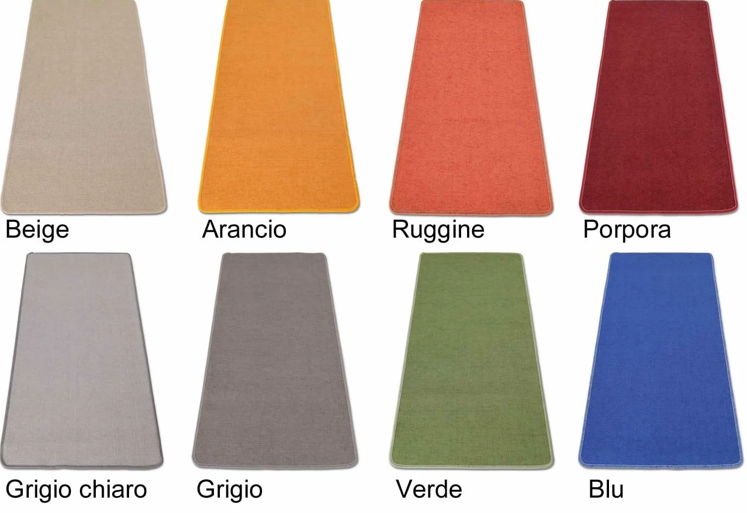 DOM TEKSYL Tkania Dywan Przeszłość Żakardowe Chenille Różne Rozmiary - Szary, 55x120 cm.