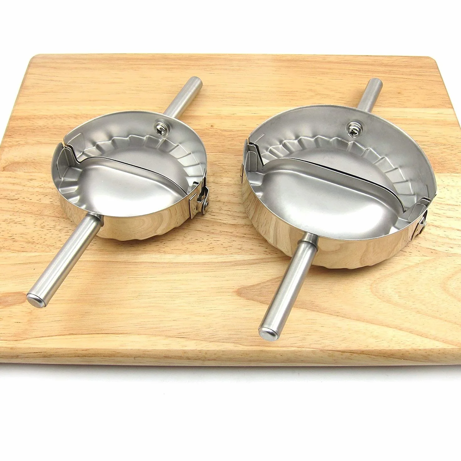 Najlepsza forma do przyborów kuchennych ze stali nierdzewnej do produkcji ravioli, pirogów, trzeszczek, wypieków, ciasta, akcesoriów kuchennych, stal nierdzewna, srebrny, duży