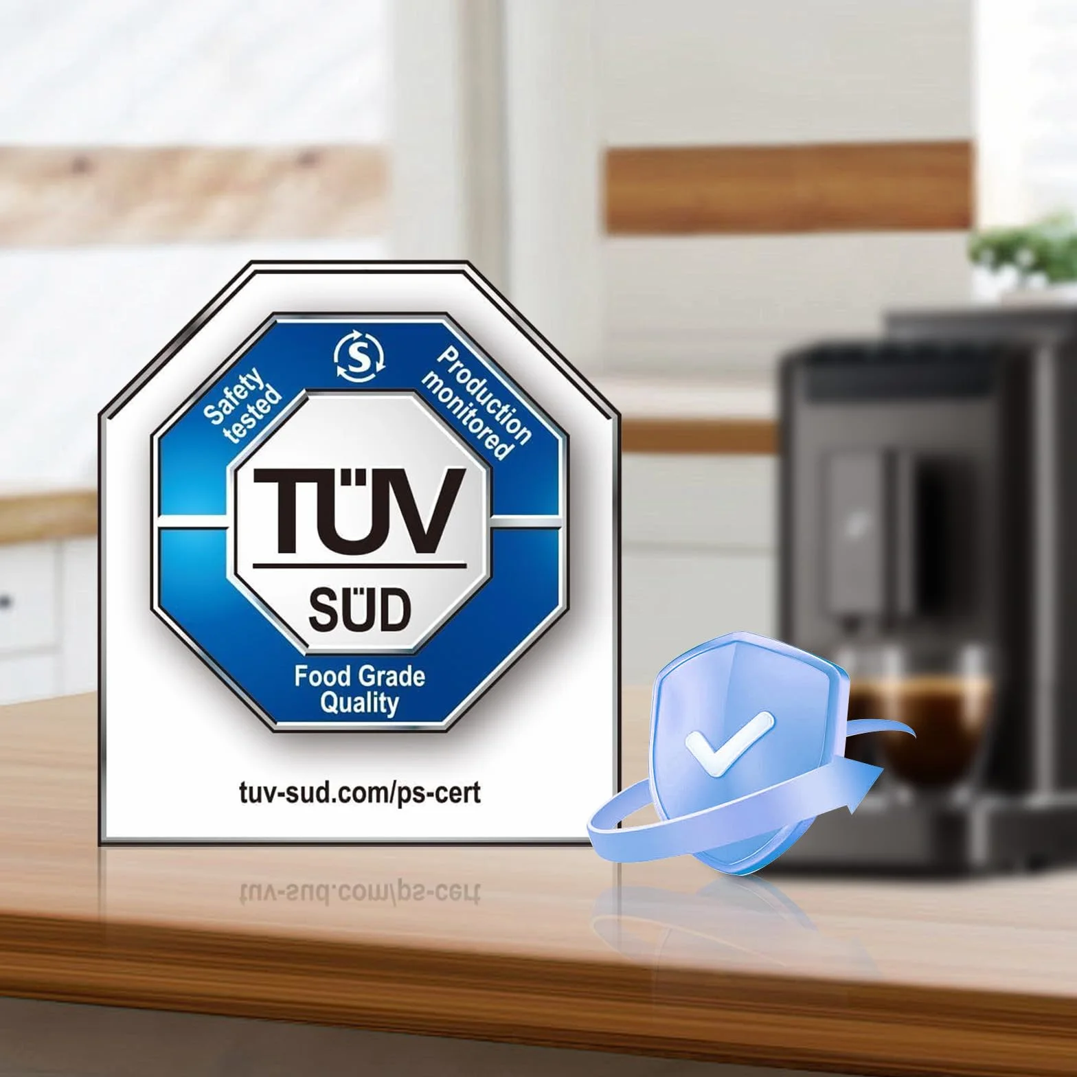 Filtr wody do ekspresu do kawy GOLDEN ICEPURE kompatybilny Siemens EQ Series EQ3 EQ6 EQ9 EQ500 S700 Brita Intenza 575491 Bosch TCZ7003 TCZ7033 certyfikat NSF 4 sztuki