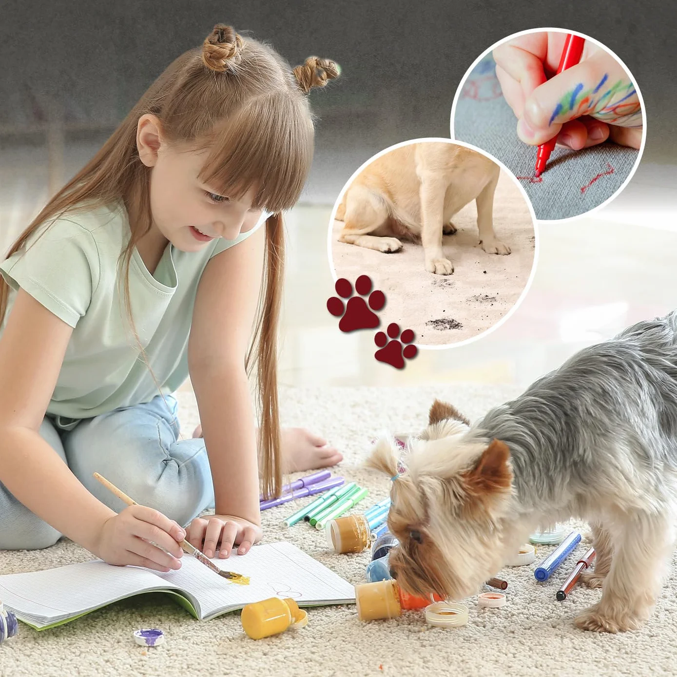 CLEANmaxx Środek do czyszczenia dywanów i tapicerki Compact Plus | odkurzacz do prania wraz z EASYmaxx środek do czyszczenia dywanów | odkurzacz na mokro i odkurzacz do prania, nadaje się do sofy