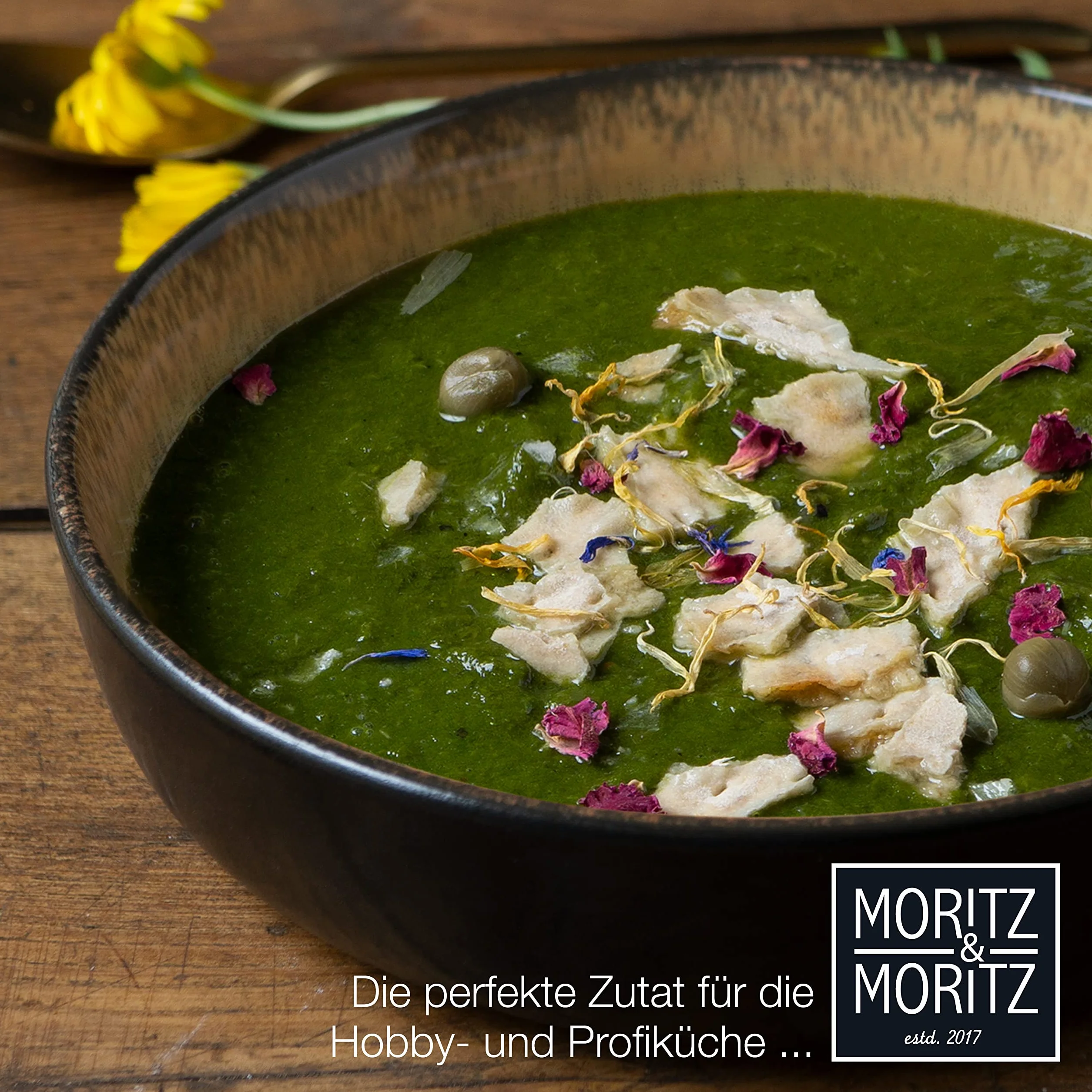 Moritz & Moritz zestaw 6 talerzy żółto-zielono-różowych do zupy - talerze do zupy dla 6 osób - porcelana nadająca się do mycia w zmywarce i użycia w kuchence mikrofalowej