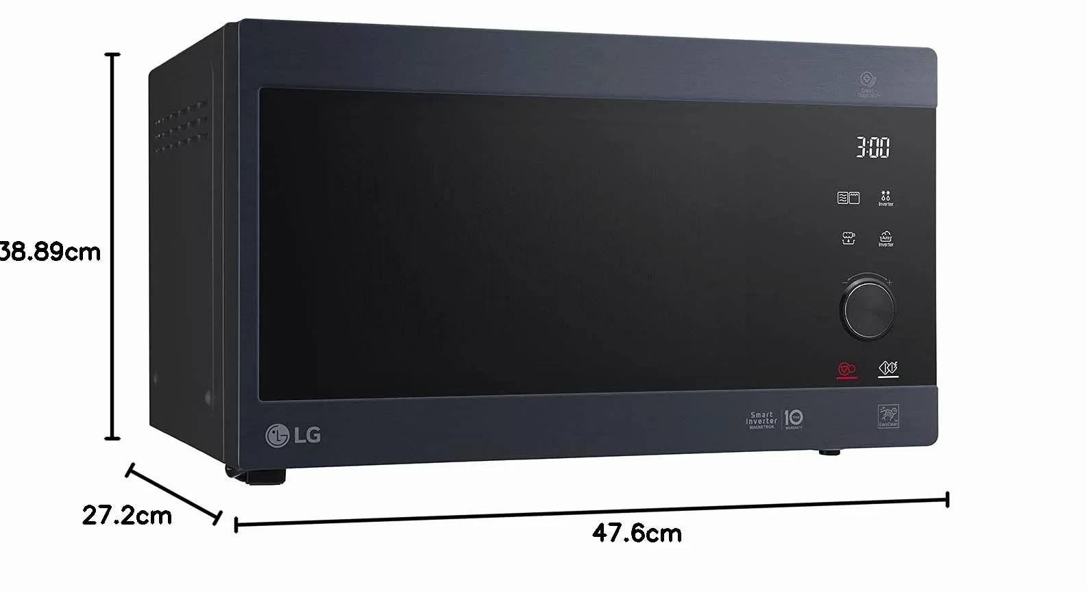 LG Electronics MH6565CPB kuchenka mikrofalowa, czarna