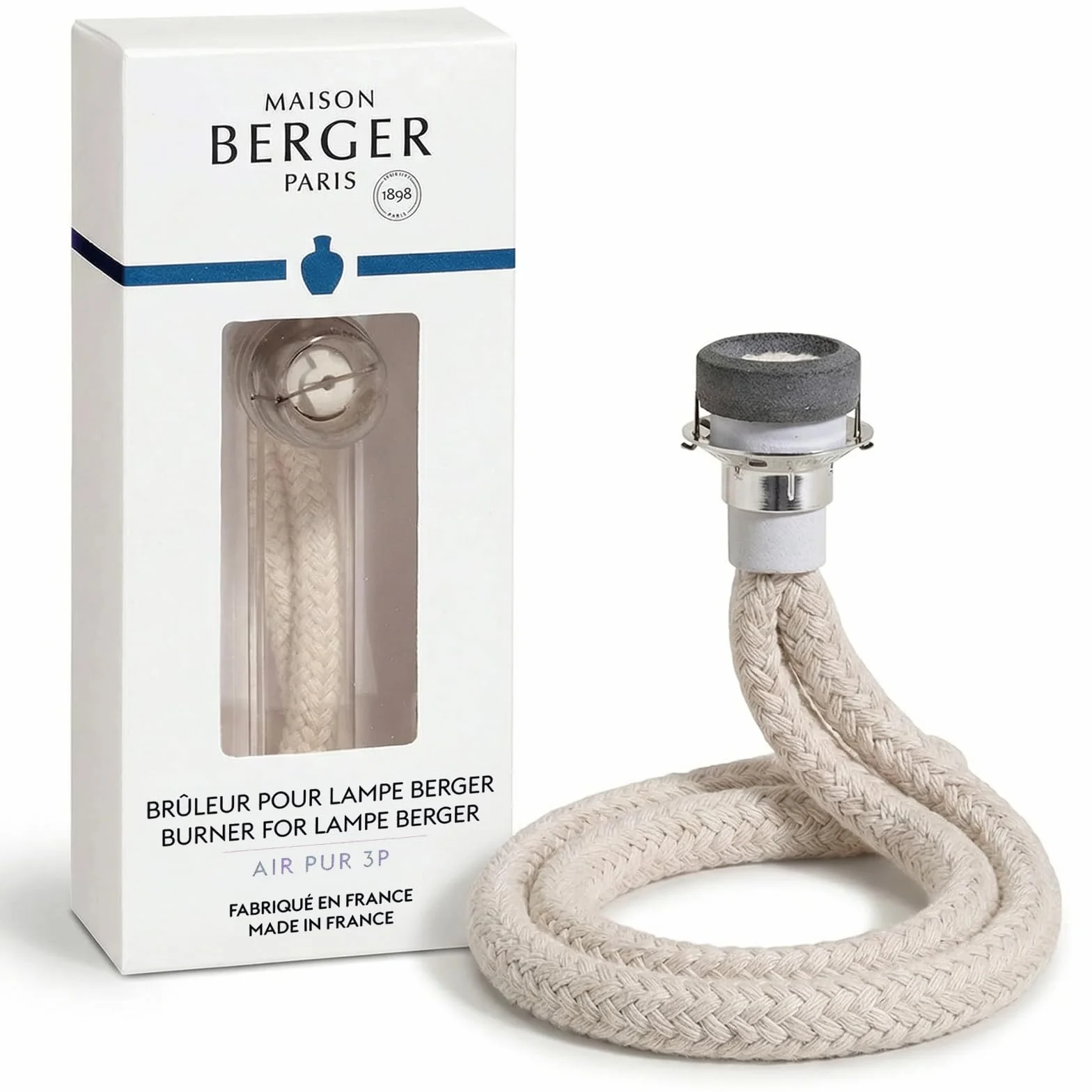 Maison Berger Lampa Berger Air Pur 3P Burner - wysoka wydajność - ulepszone rozpraszanie zapachów - wyprodukowano we Francji