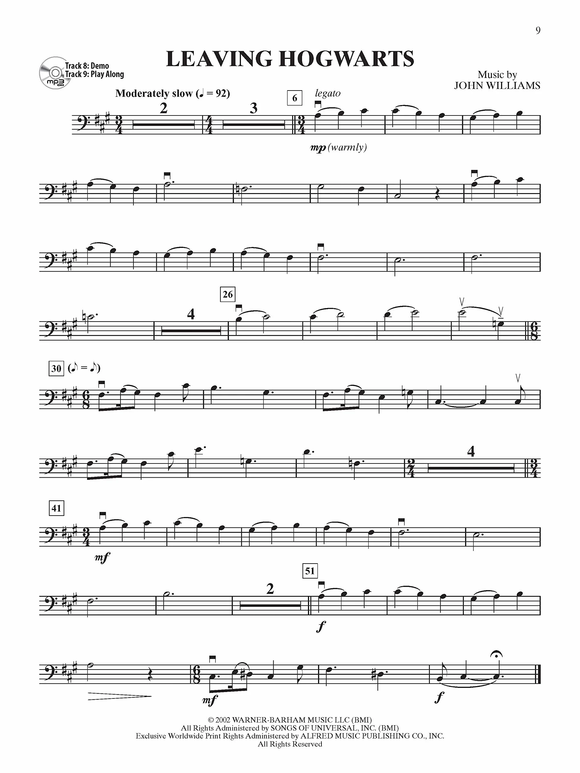 Harry potter instrumental solos - from the complete film series - violoncelle + media online