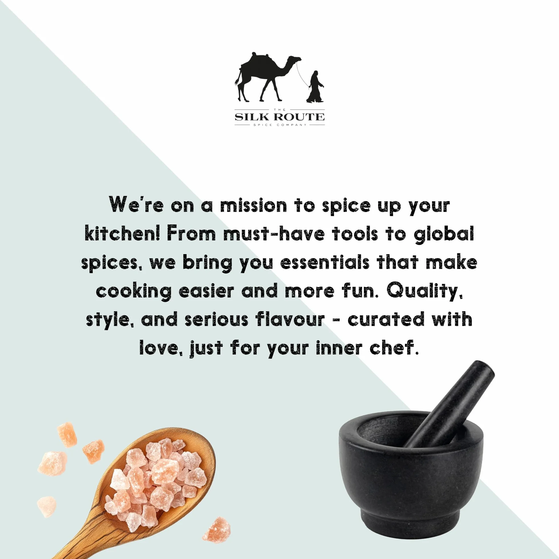 Silk Route Spice Company Ogromny młyn do soli - Sól wędzona