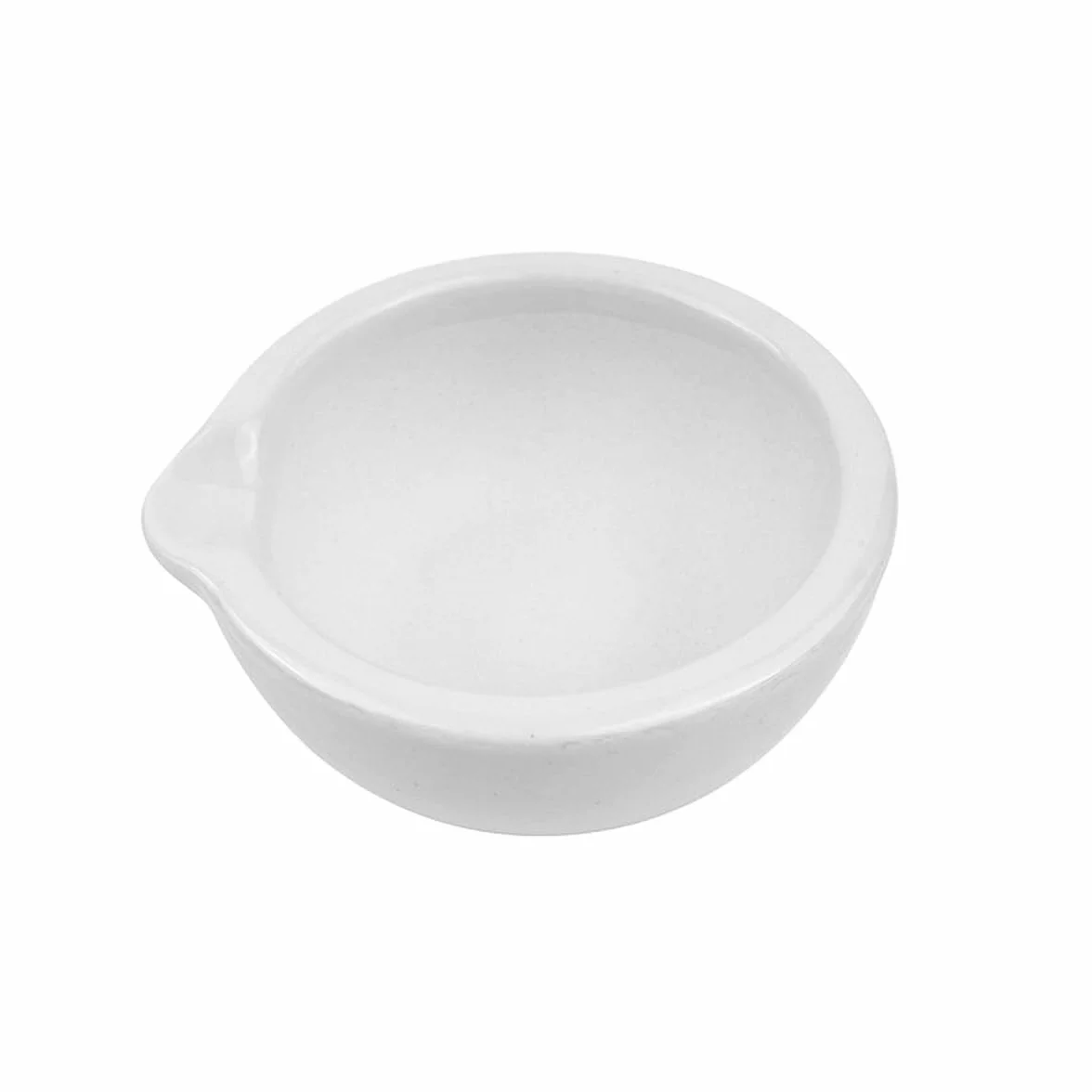 Biały mini zestaw tłuczków i moździerzy. Mały i kompaktowy porcelanowy moździerz i tłuczek o średnicy 8 cm, narzędzie kuchenne do mielenia przypraw