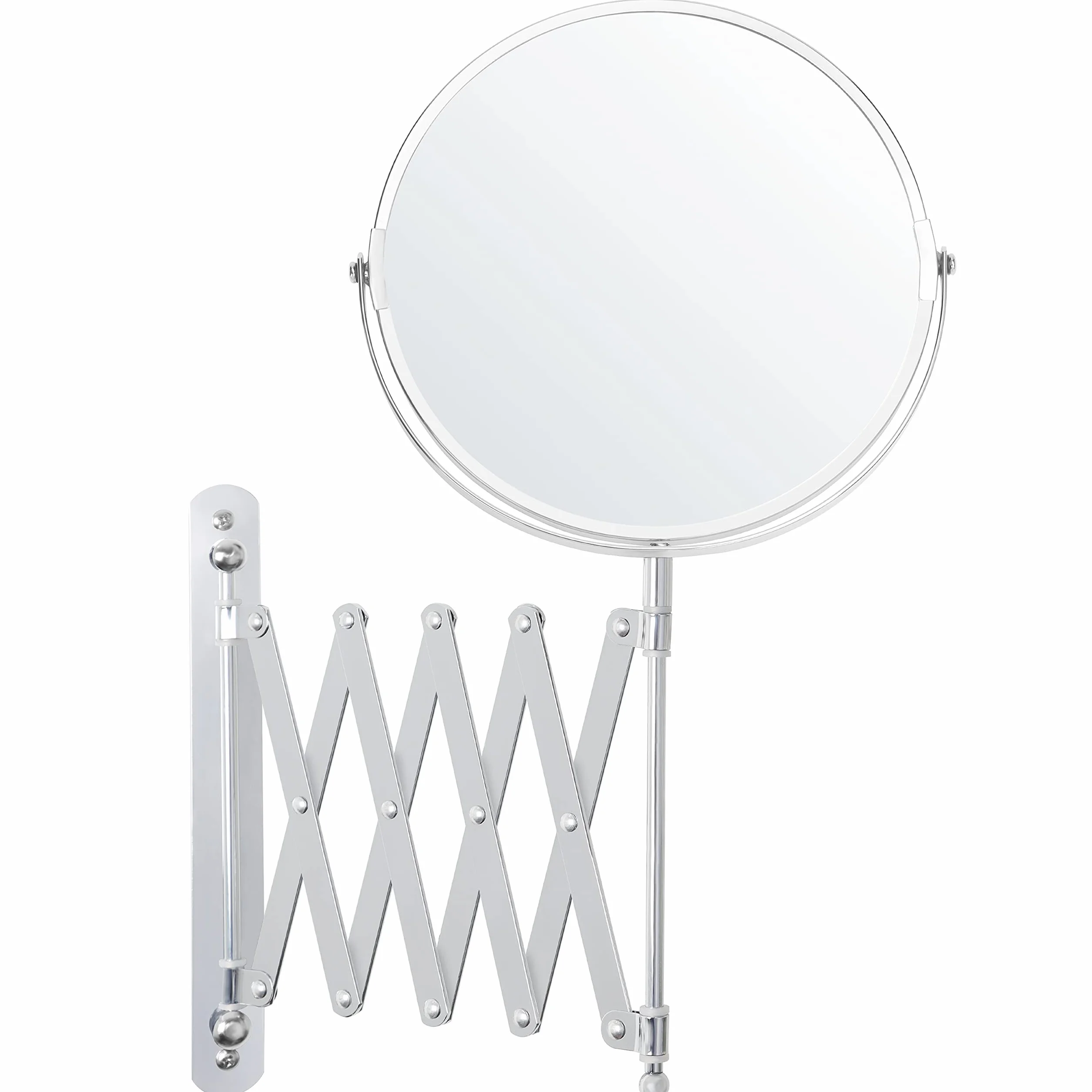 Piękny You Lustro powiększające się o 360° - powiększenie x 3-22 x 21,7 cm - dwustronne lustro łazienkowe ze stali nierdzewnej do makijażu i golenia