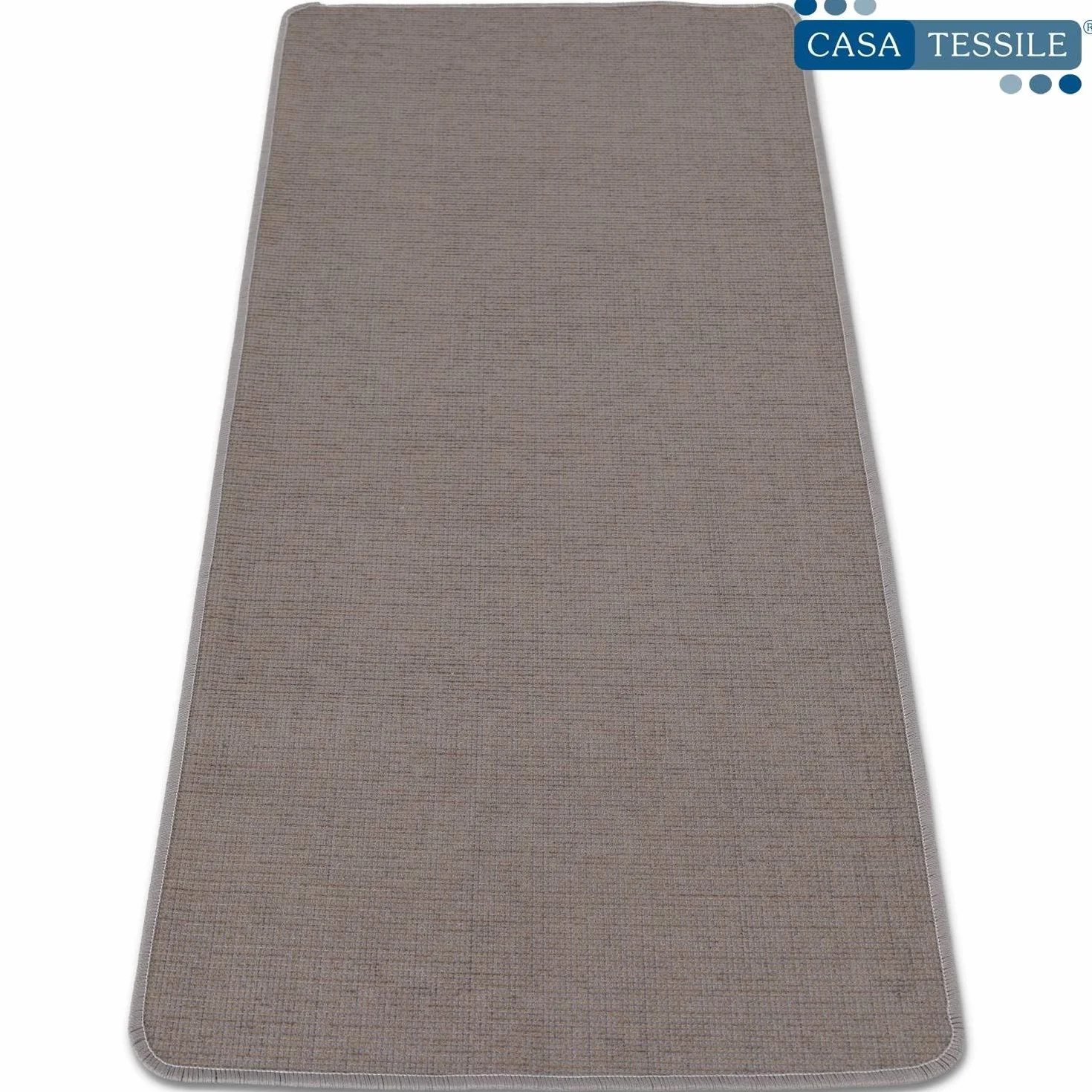 DOM TEKSYL Tkania Dywan Przeszłość Żakardowe Chenille Różne Rozmiary - Szary, 55x120 cm.