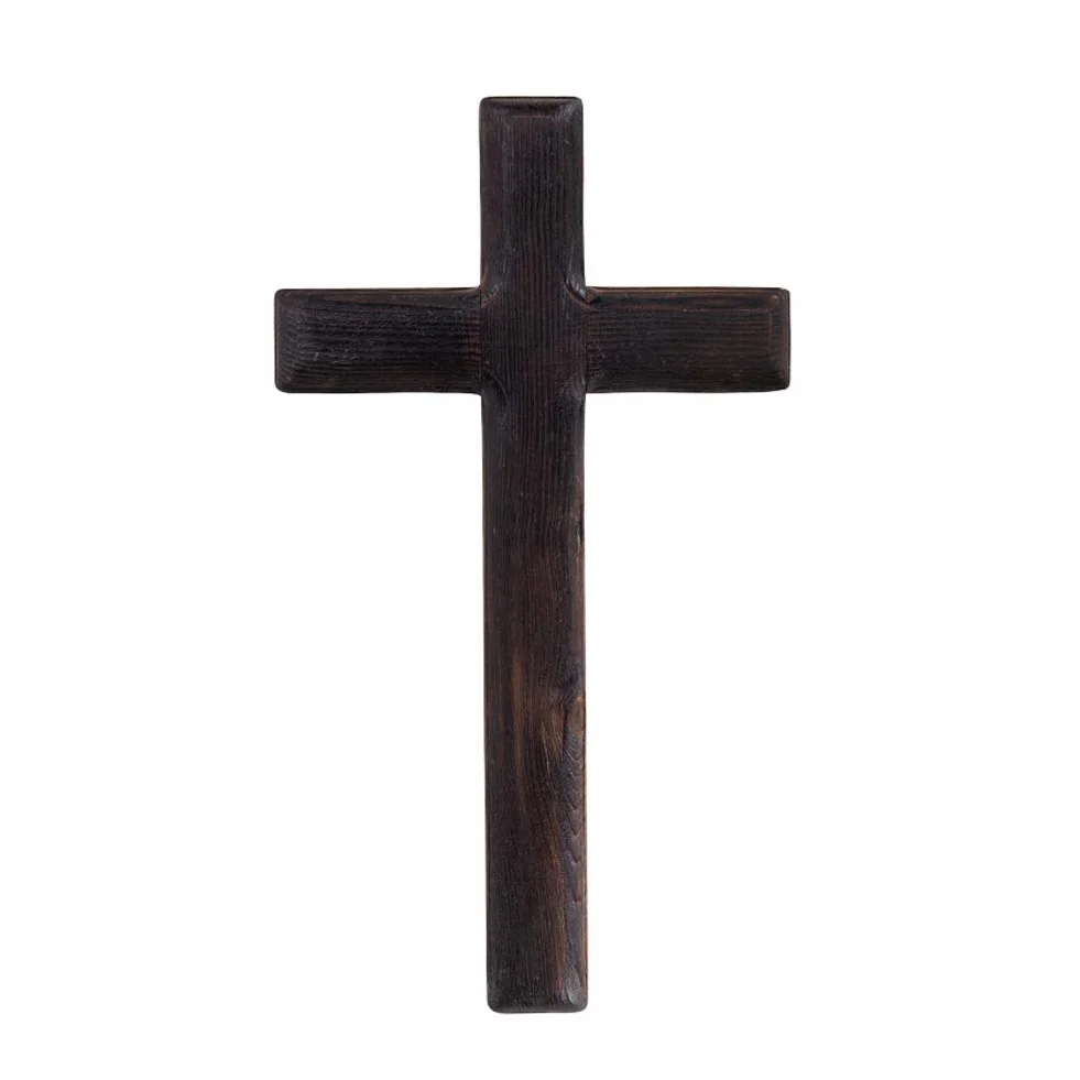 Drewniany Krzyż Christian Jesus Cross Dekoracja Stołu ściennego Duchowy Christian Jesus Cross 11x6,2x0,7 Cala Dekoracyjne Krzyże na ścianę do Pokoju Domowego(#1)