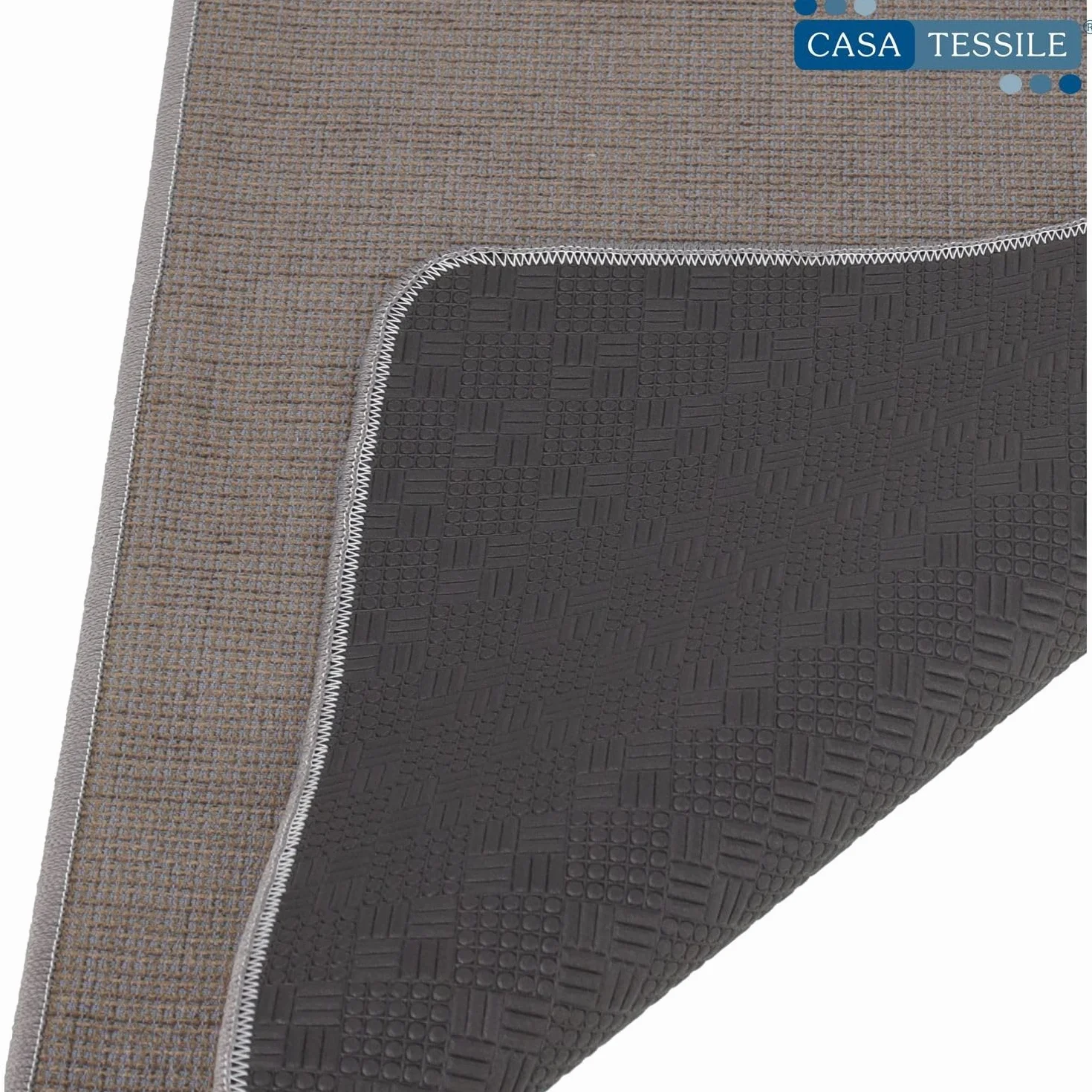 DOM TEKSYL Tkania Dywan Przeszłość Żakardowe Chenille Różne Rozmiary - Szary, 55x120 cm.