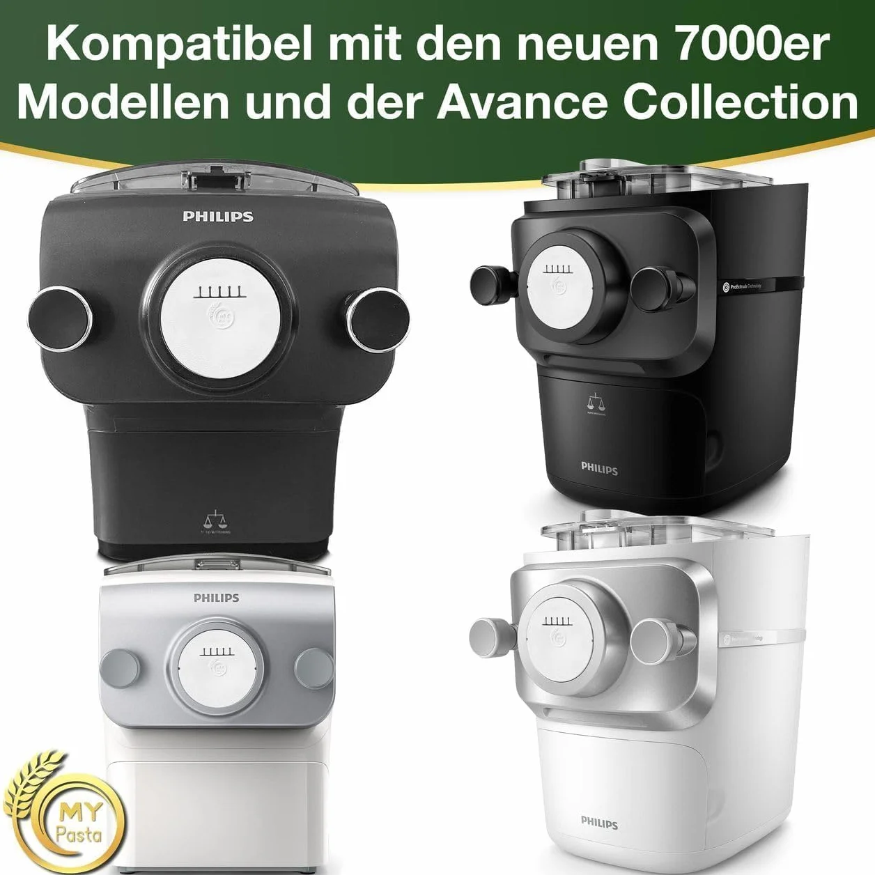 MY PASTA Radiatore XL – pieczenie ciastek – matryce do makaronu | Advance Maszyna do makaronu do domowej roboty, kompatybilna z maszyną do makaronu Philips z serii 7000 |