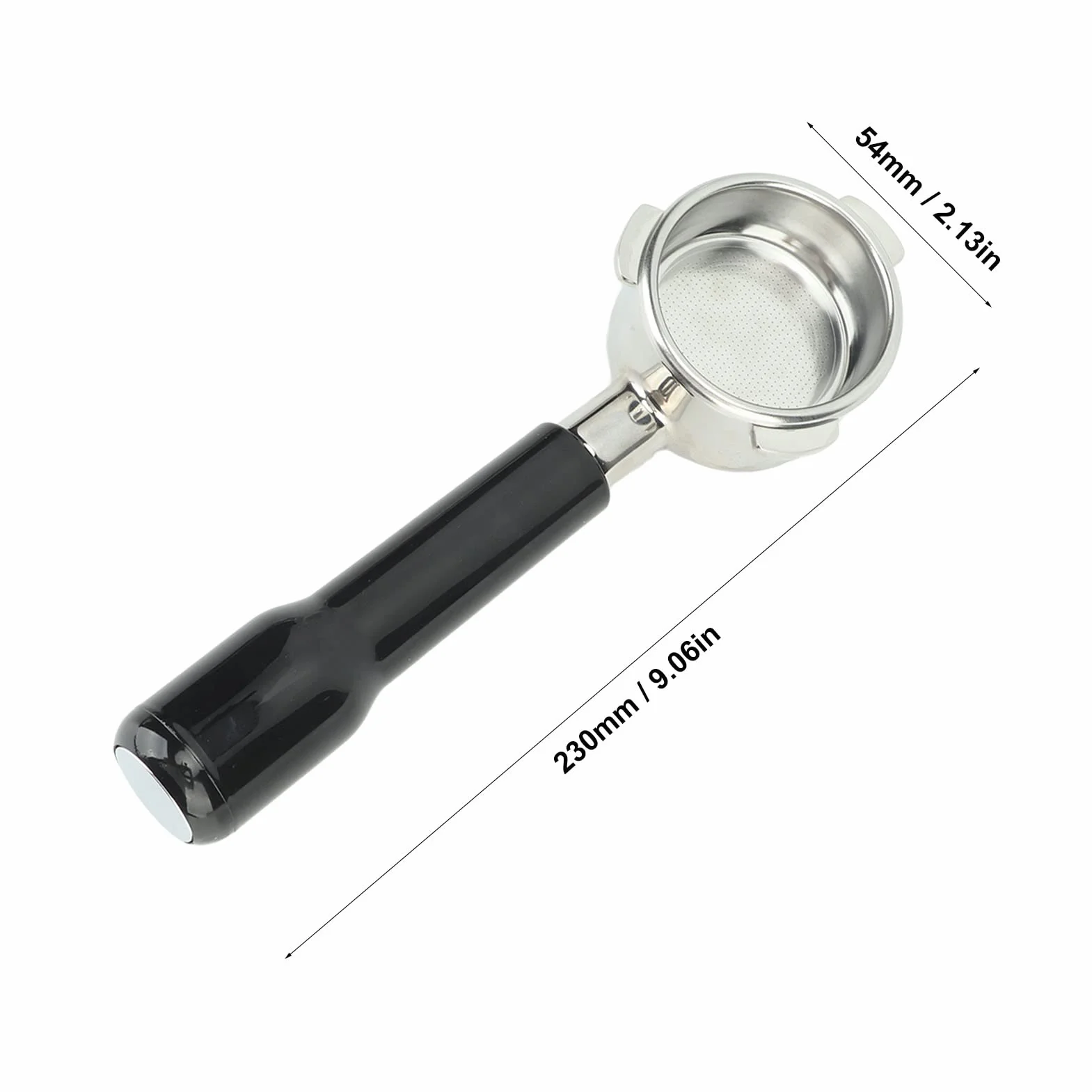 Filtr do Wody Stal Nierdzewna 304 54mm do Sage Serii 8, 870, 880 (C2 Czarny)