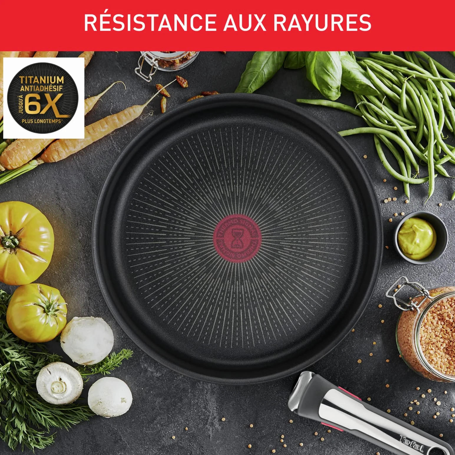 TEFAL Ingenio Preference 13-częściowy zestaw patelni do układania, stal nierdzewna, nadaje się do indukcji, uniwersalne patelnie, oszczędność miejsca L9749532