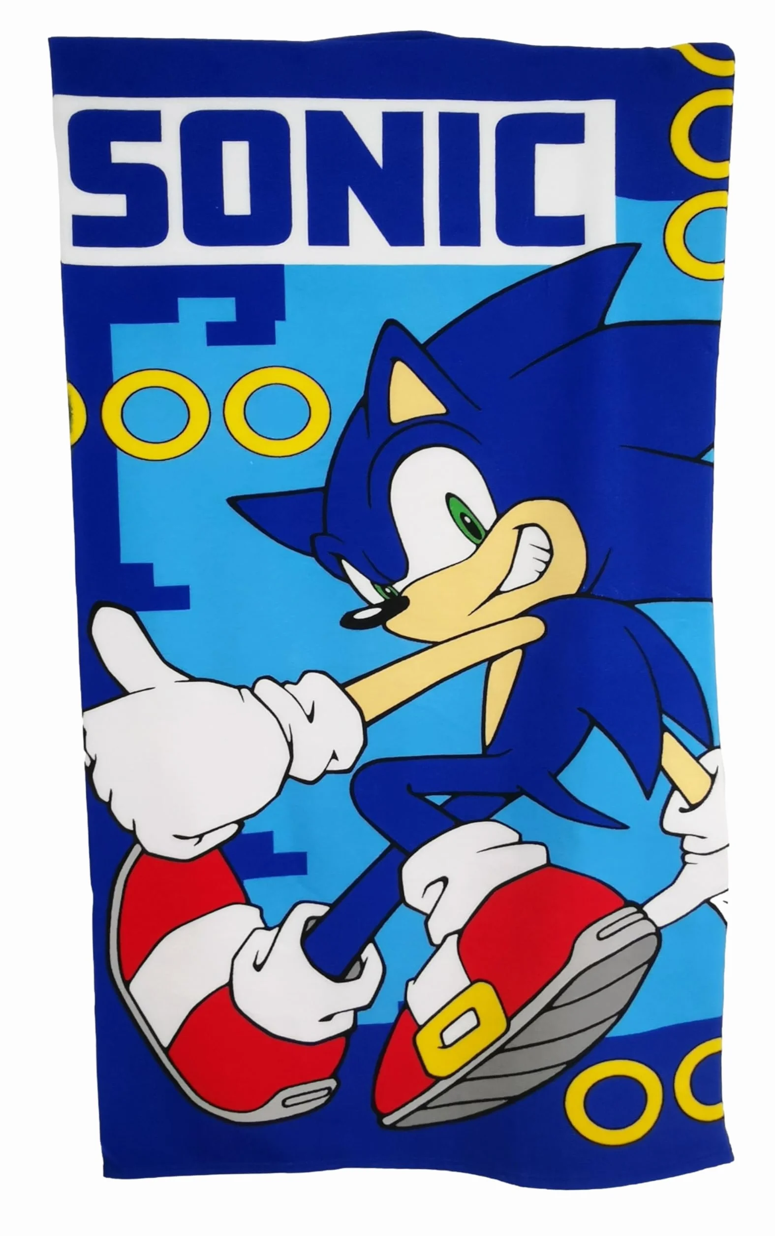 Theonoi Ręcznik dla Dzieci do Sauny, Plaży, Kąpieli 70 x 140 cm Prezent dla Chłopców Mikrofibra (Sonic)