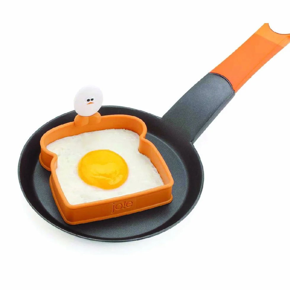 Joie Kitchen Gadgets Joie Tost Top foremka do jajek, silikon, pomarańczowy, 1 opakowanie
