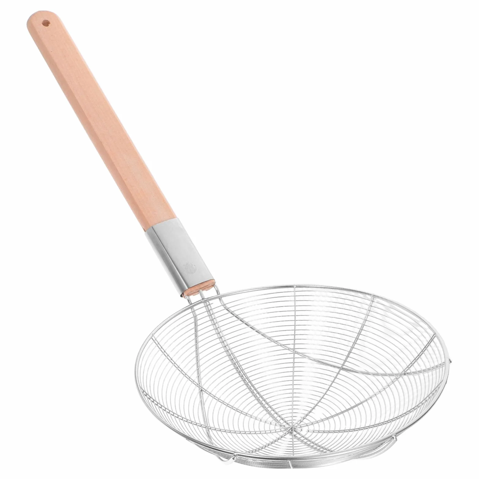 Łyżka cedzakowa ze stali nierdzewnej 26 cm do makaronu, gotowania i smażenia