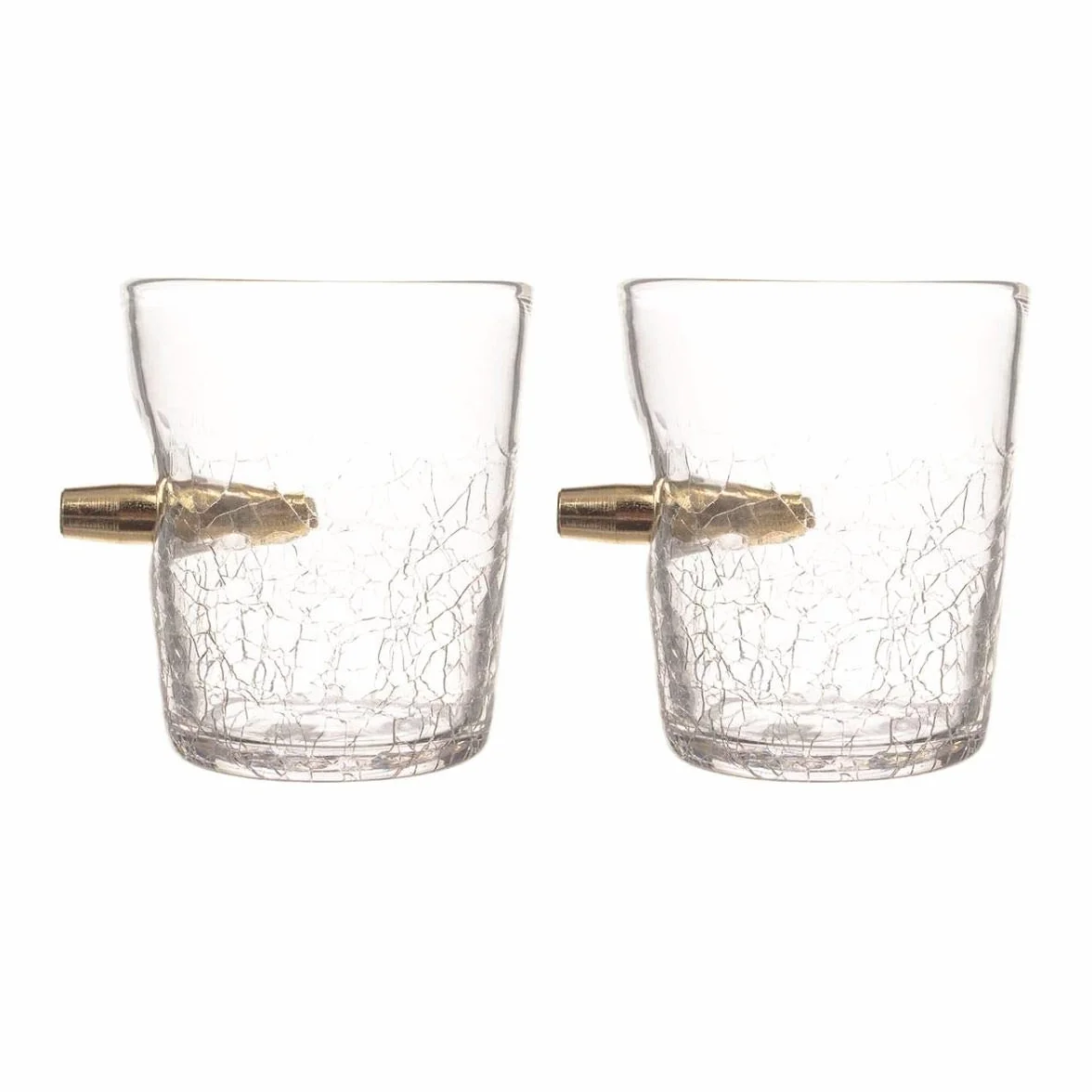 Bar Amigos Kieliszki do wódki, 300 ml, dwupak z kulkami w szkle, szklanki degustacyjne do picia Scotch, Bourbona, whisky, brandy, 2 sztuki