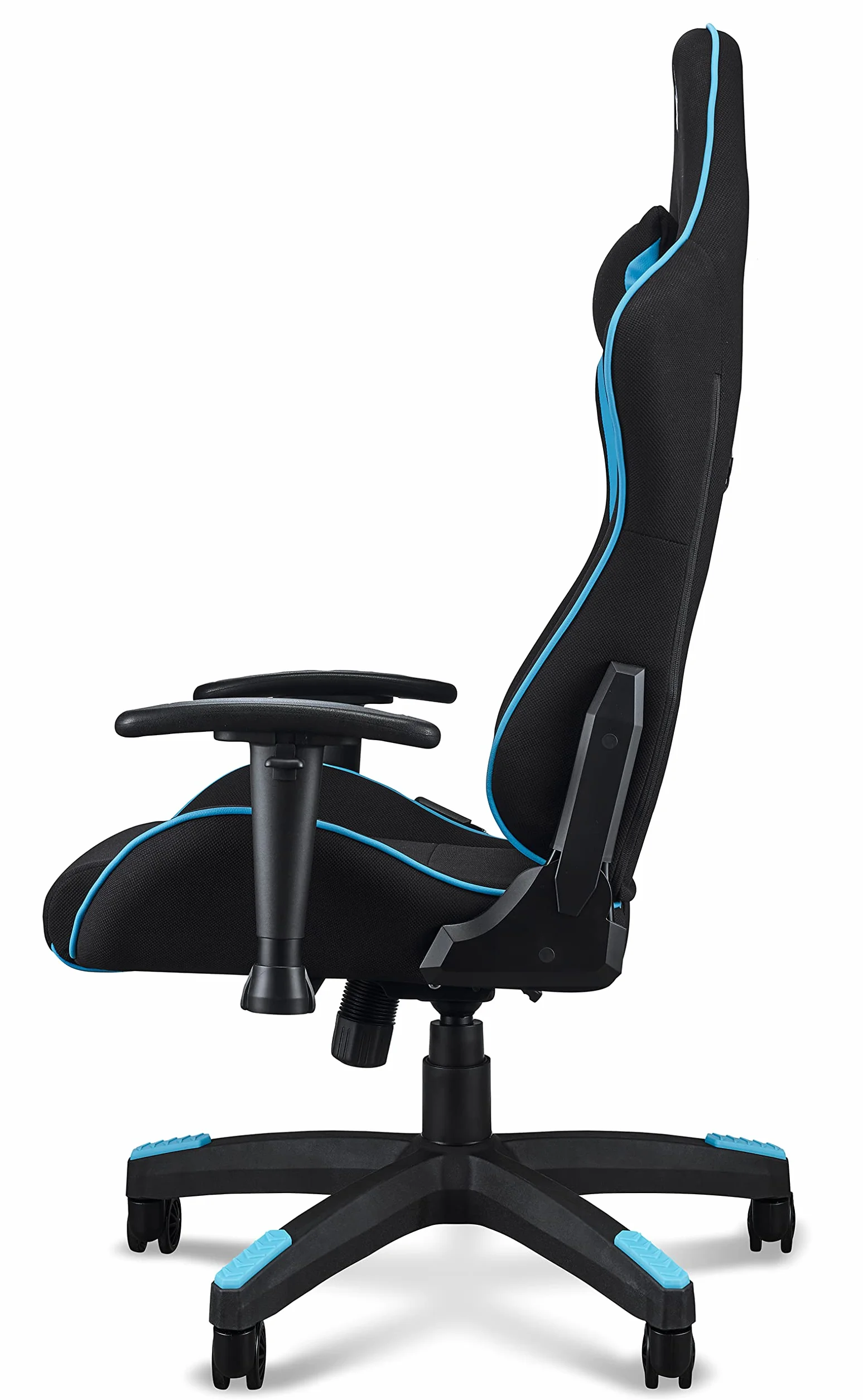 Acer Predator Rift Lite fotel gamingowy PGC110 (podłokietniki 2D, regulacja wysokości, odchylane oparcie, podparcie lędźwiowe, maksymalna nośność 120 kg, skóra PCW, czarny)