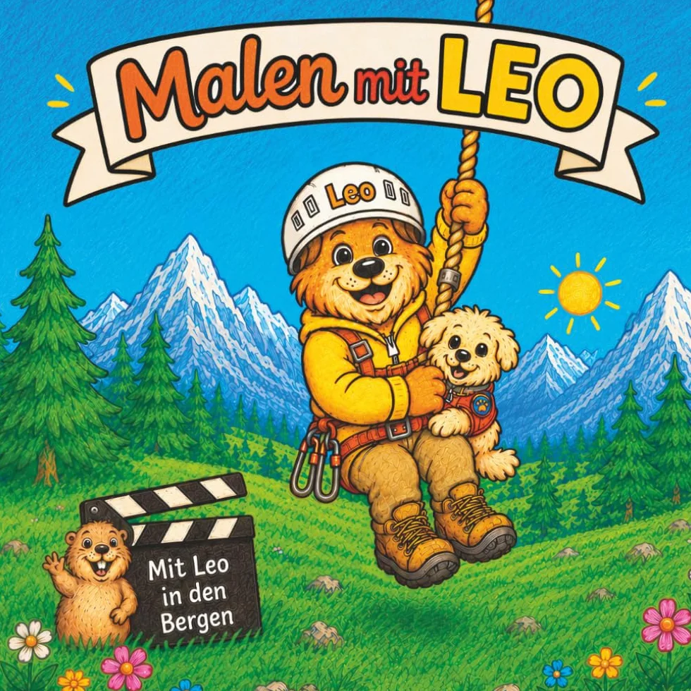 Malen mit Leo: Band 1 : Mit Leo in den Bergen