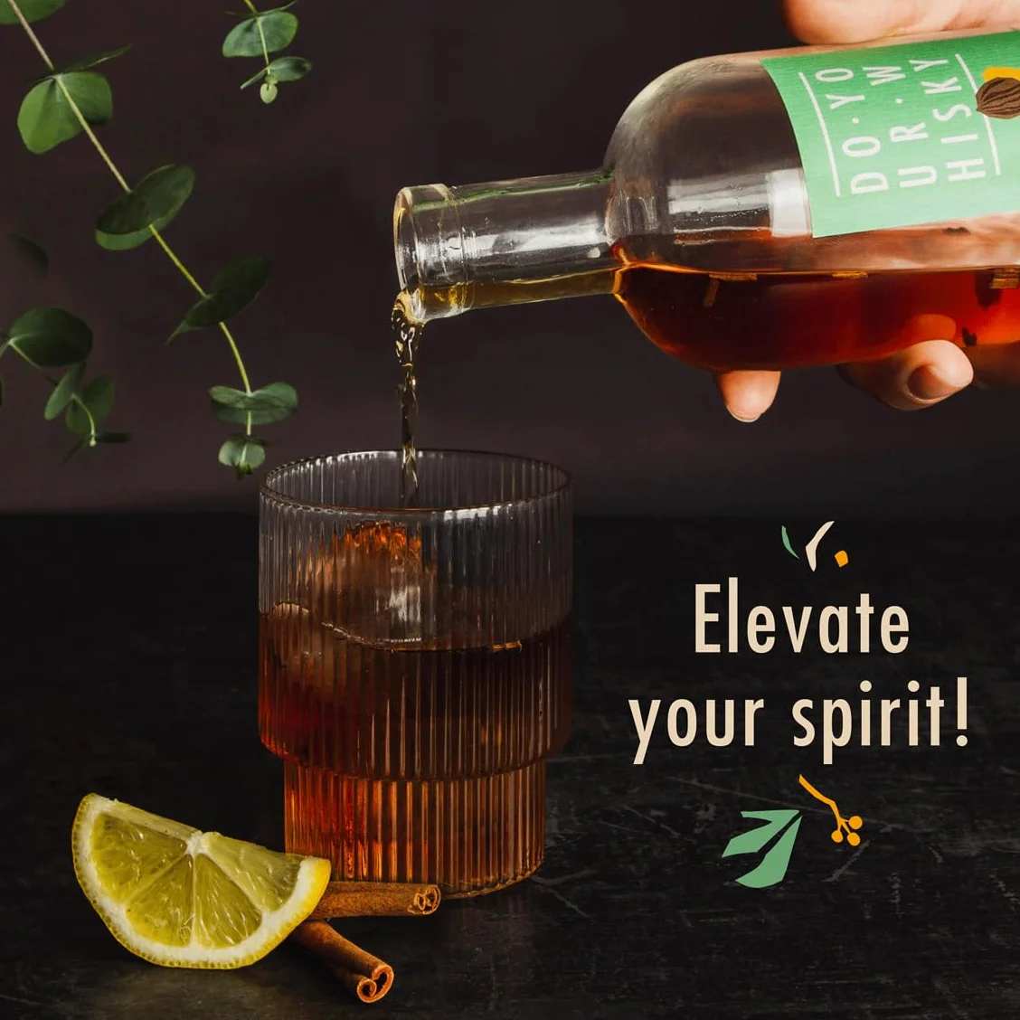 Zestaw do infuzji whiskey marki Craftly | Infuzje cytrusowe, pikantne, ziołowe do domowych koktajli | Zestaw DIY do alkoholu | Unikalny prezent na kawalerkę dla mężczyzn i kobiet dla niego i niej |