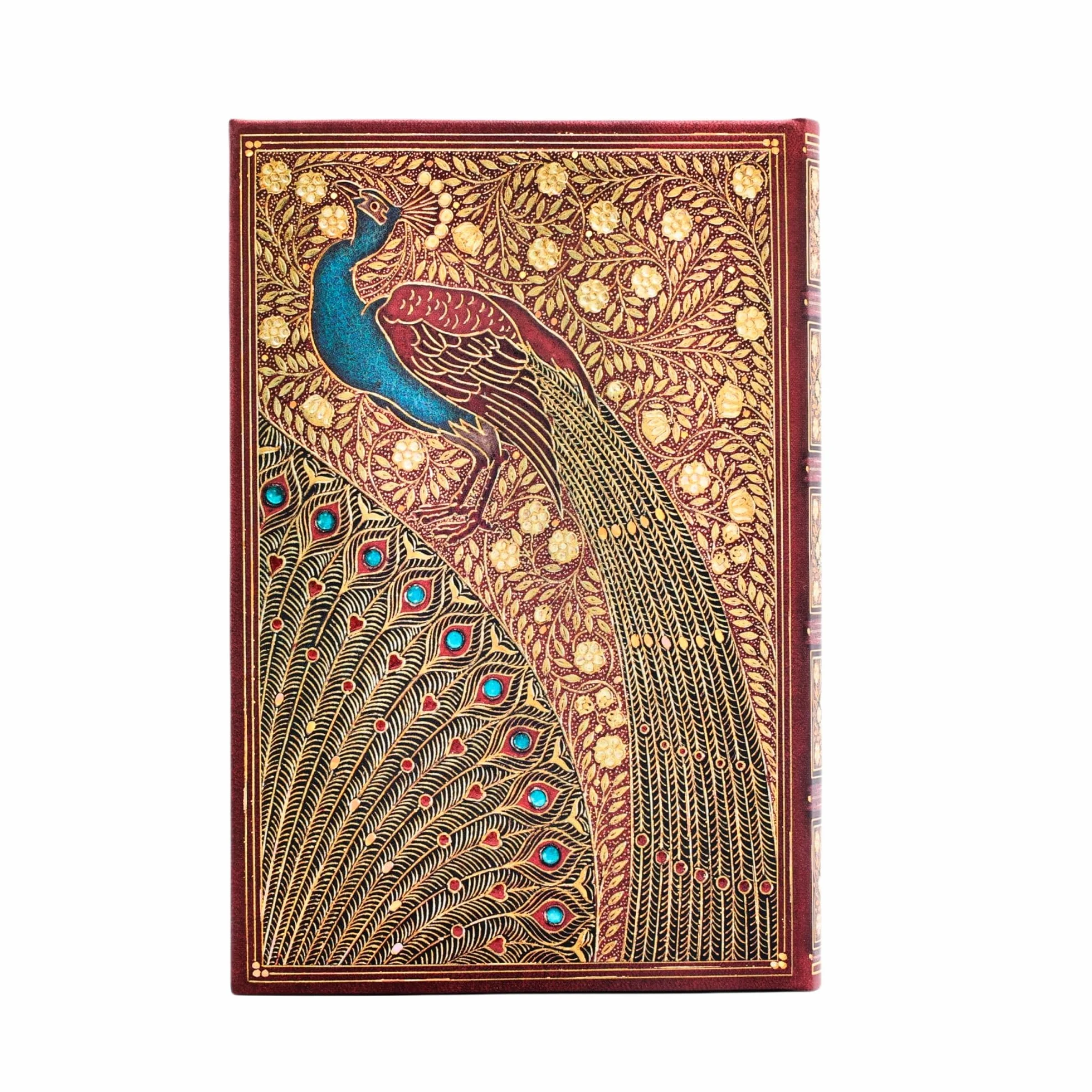 Carnet rigide Paperblanks Les Paons de Hafiz Mini Ligné 176p.