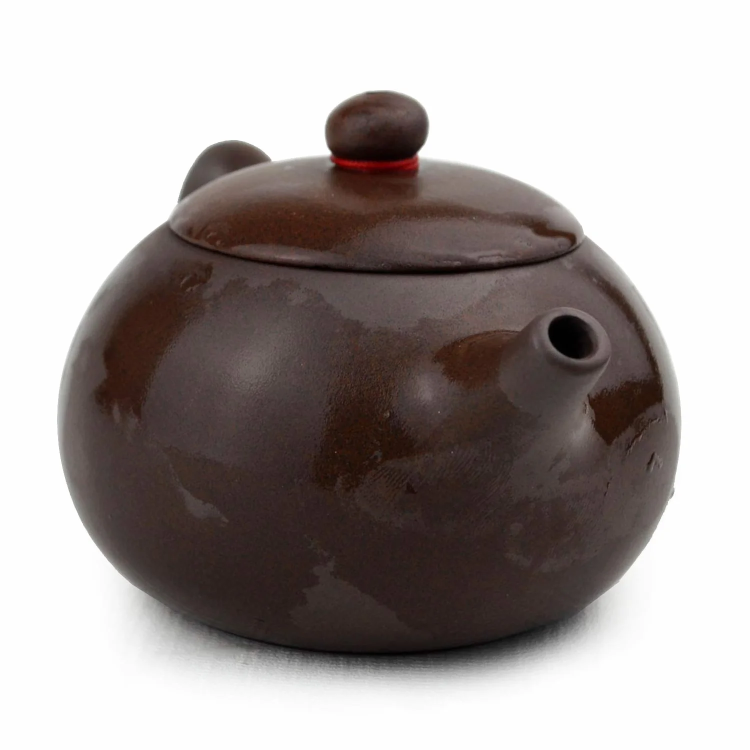 Czajniczek chiński Gongfu cha Xishi Pot 210ml / 7oz z fioletowej gliny Zini na luźną herbatę (Ciemnobrązowy)