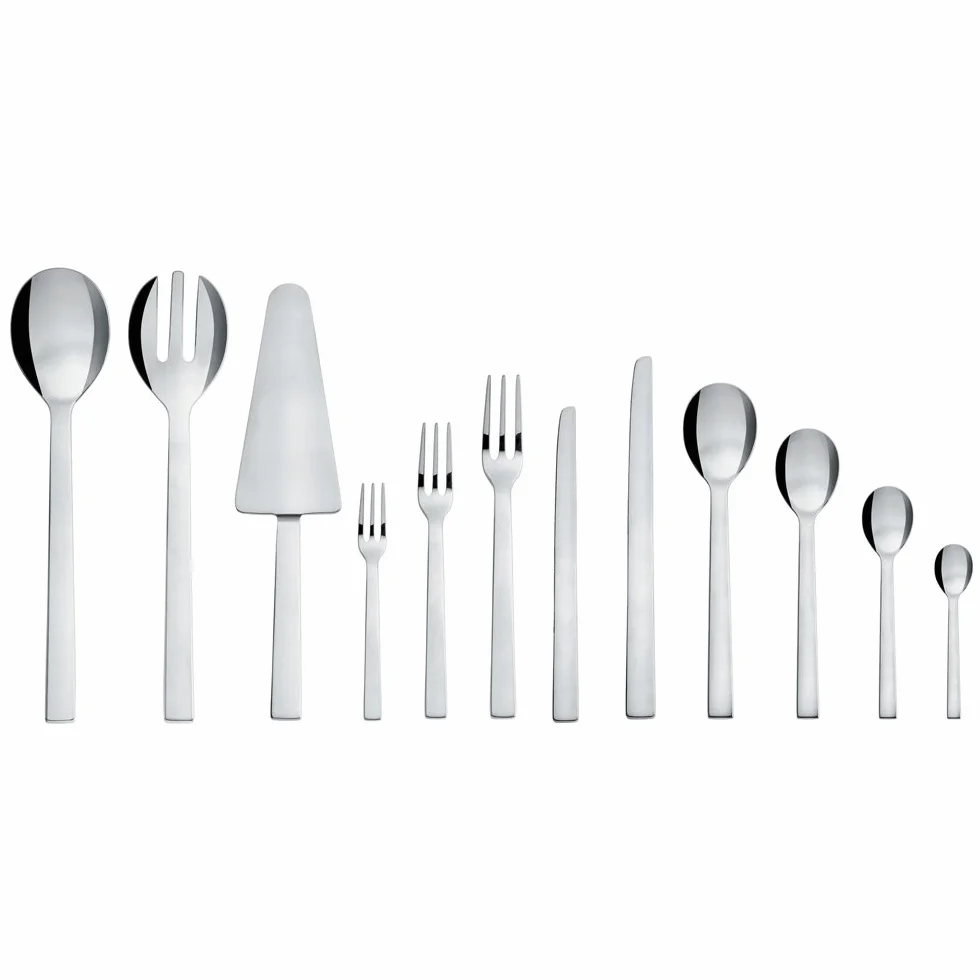 Alessi Zestaw sałatkowy Santiago, stal, 8 x 29,5 x 5 cm