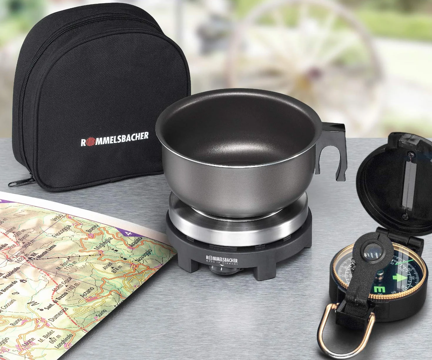 Rommelsbacher RK 501/S Podróżny zestaw do gotowania (import niemiecki)