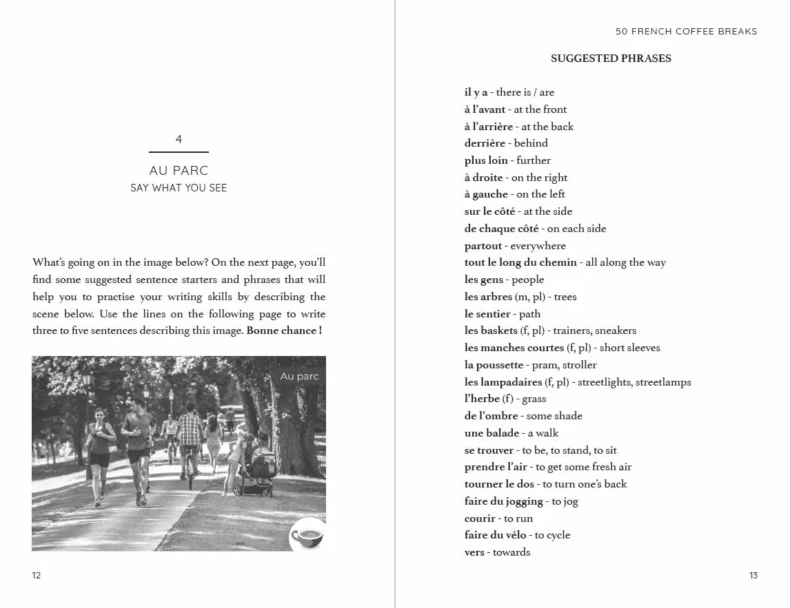 50 French Coffee Breaks: Short activities to improve your French one cup at a time