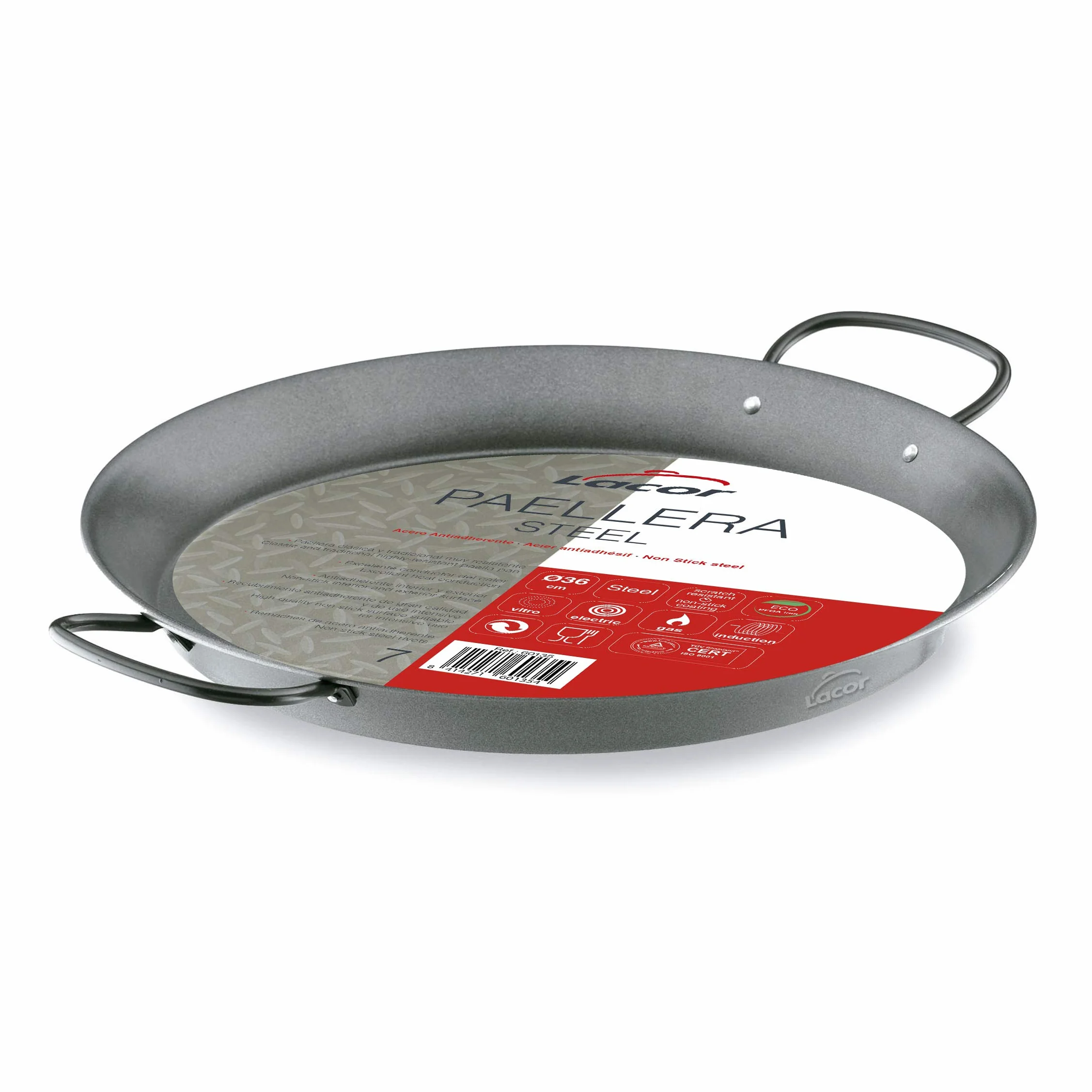 Lacor 60127 patelnia do paelli nieprzywierająca 28 cm
