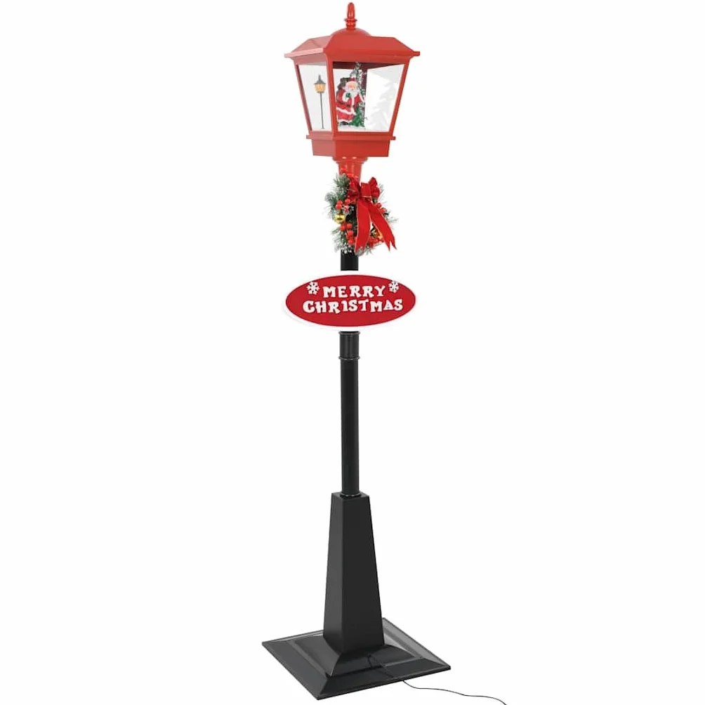 vidaXL Świąteczna latarnia z Mikołajem, 180 cm, LED