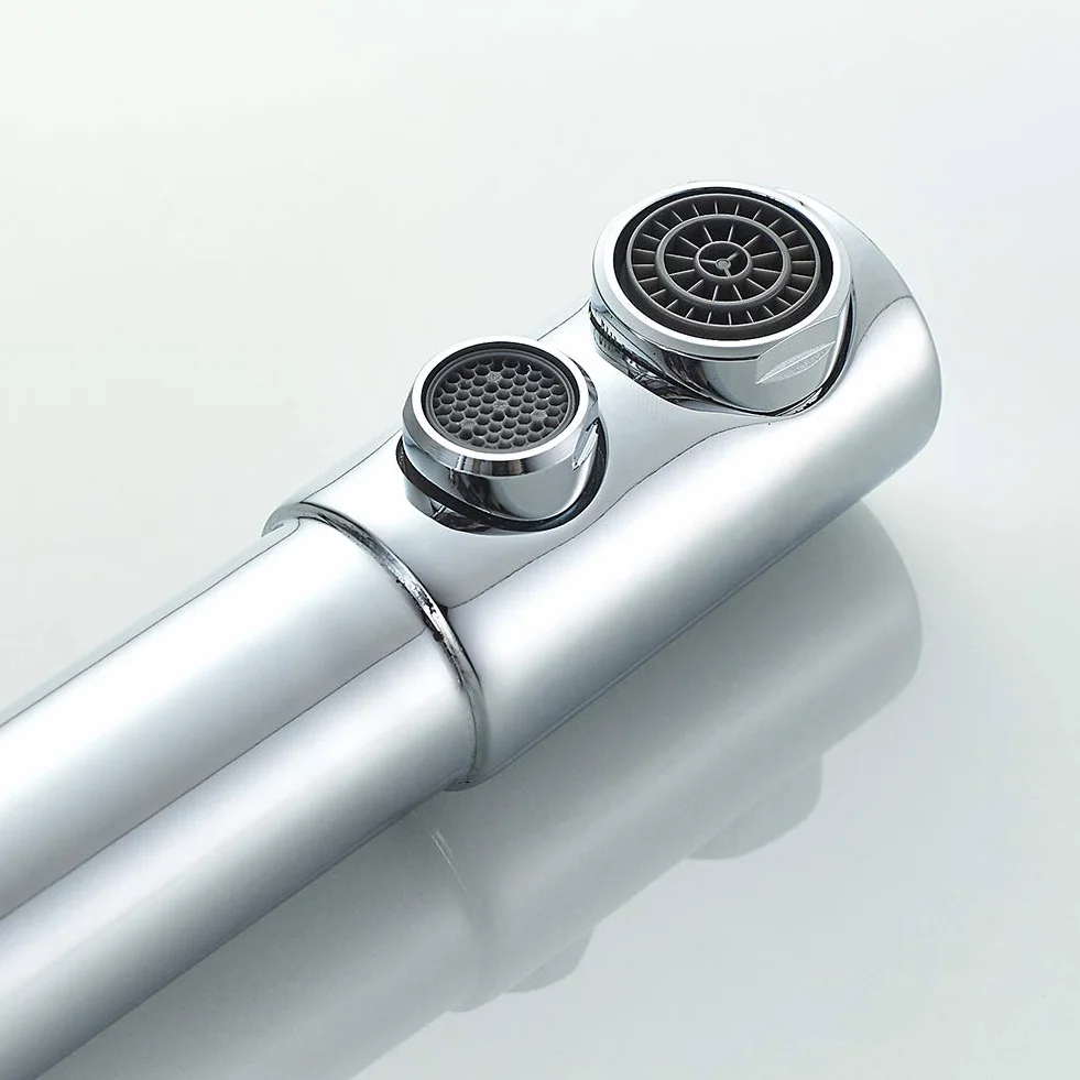Ibergrif M22109 Kuchnia Grifry 3 Way Osmoza, Kran do Monomando, Chrome, Silver