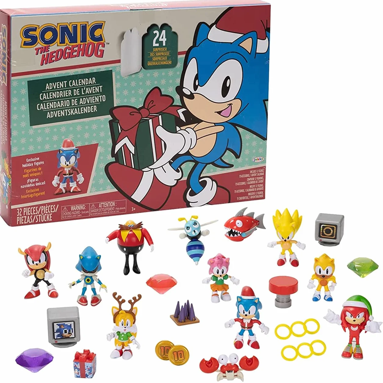 Sonic The Hedgehog 414454 Figurki akcji kalendarz adwentowy