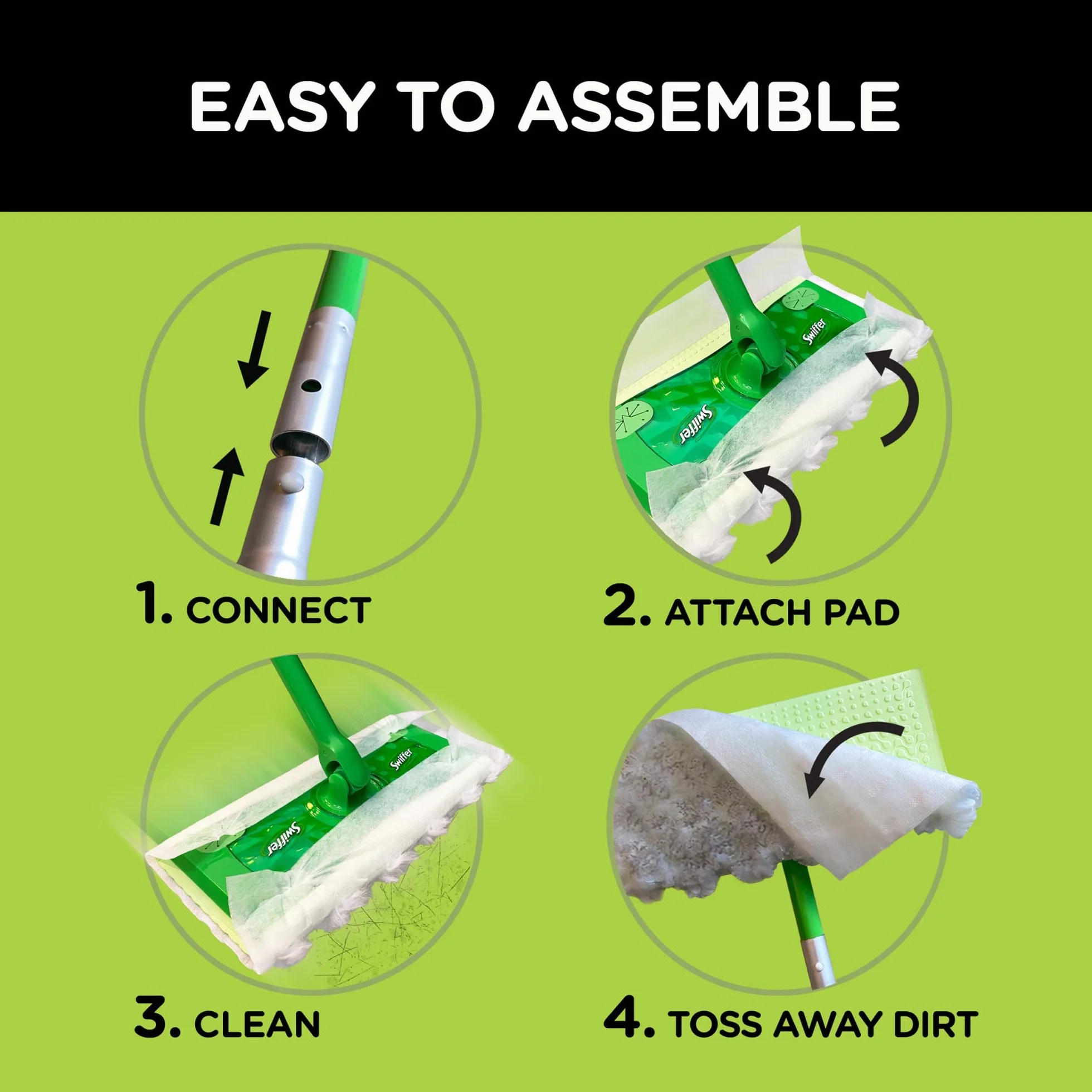 Swiffer PG-7631 zestaw startowy 2 w 1 do czyszczenia podłóg