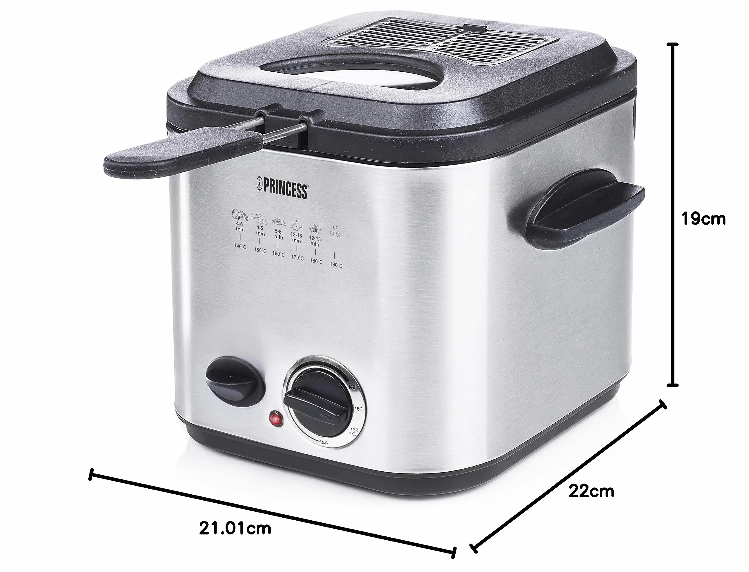 Princess 182611 Friteuse/Fondue RVS