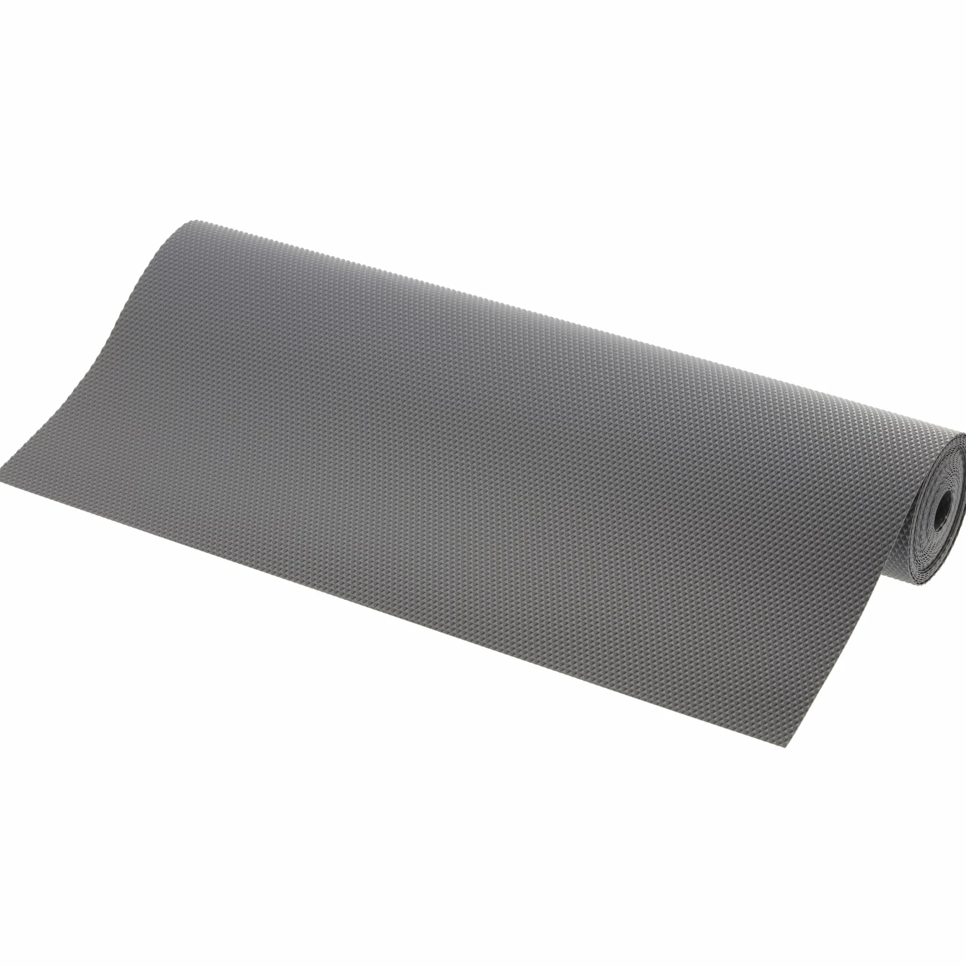GTV - 1 rolka 48 cm x 300 cm mata antypoślizgowa do szuflad, do szafek kuchennych, mata antypoślizgowa, z tworzywa sztucznego, wkładka do szuflady, mata do lodówki, kolor antracytowy