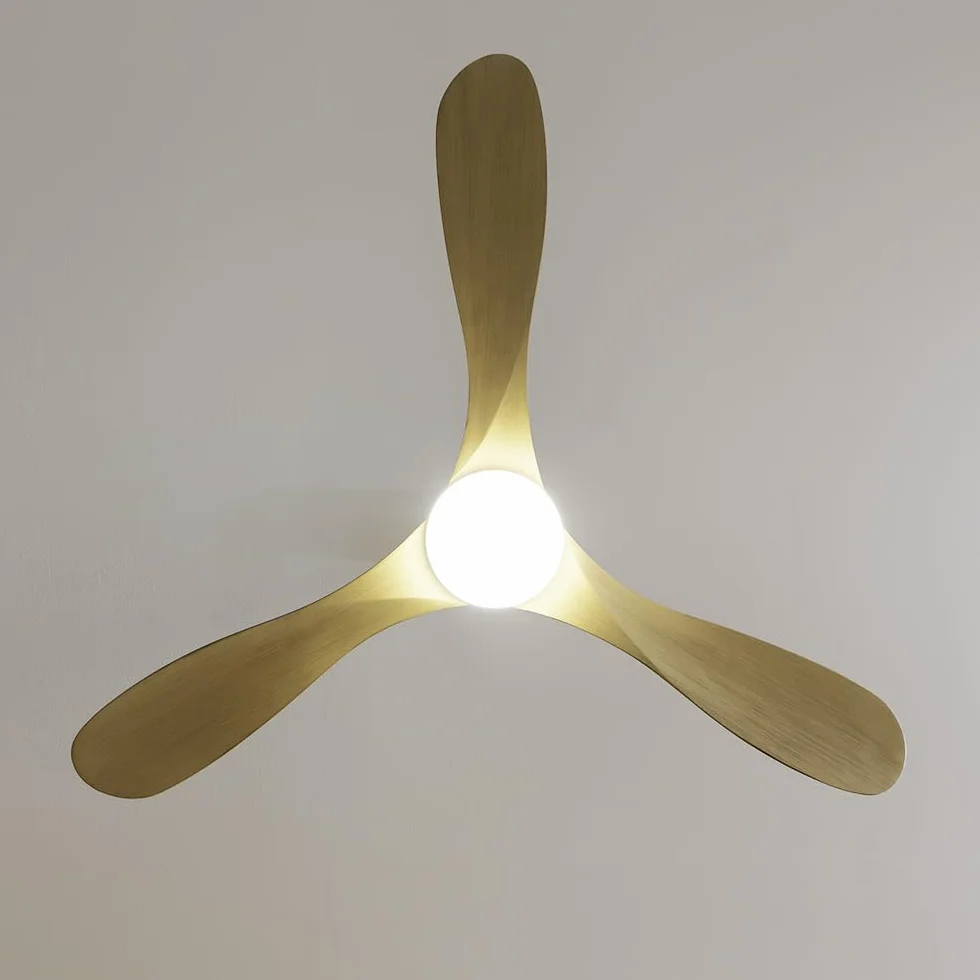 Cecotec Wentylator sufitowy EnergySilence Aero 5290 Golden pro 40 W z silnikiem 48 ”DC ze światłem LED 3 dostępnych kolorów