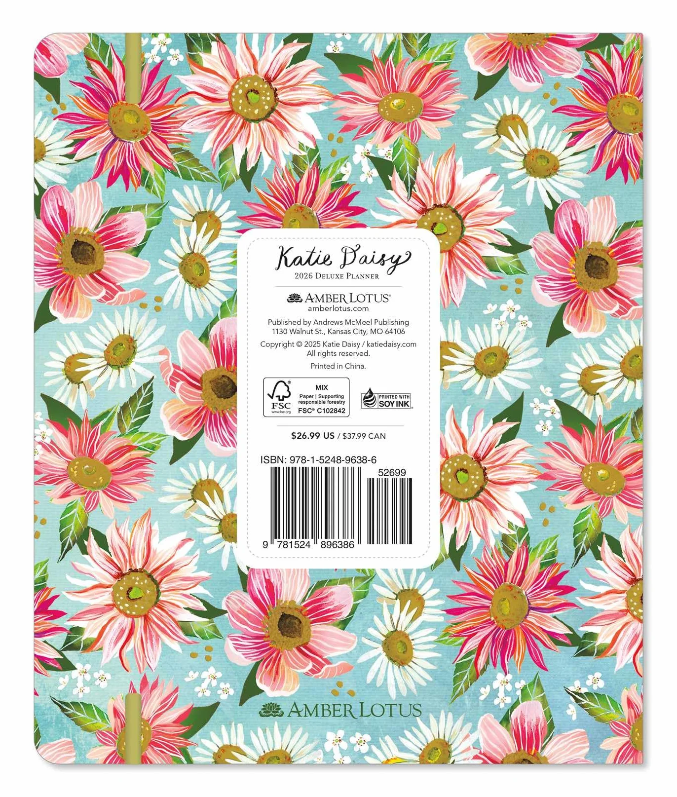 Katie Daisy 2026 Deluxe Weekly Planner: Flowers Always